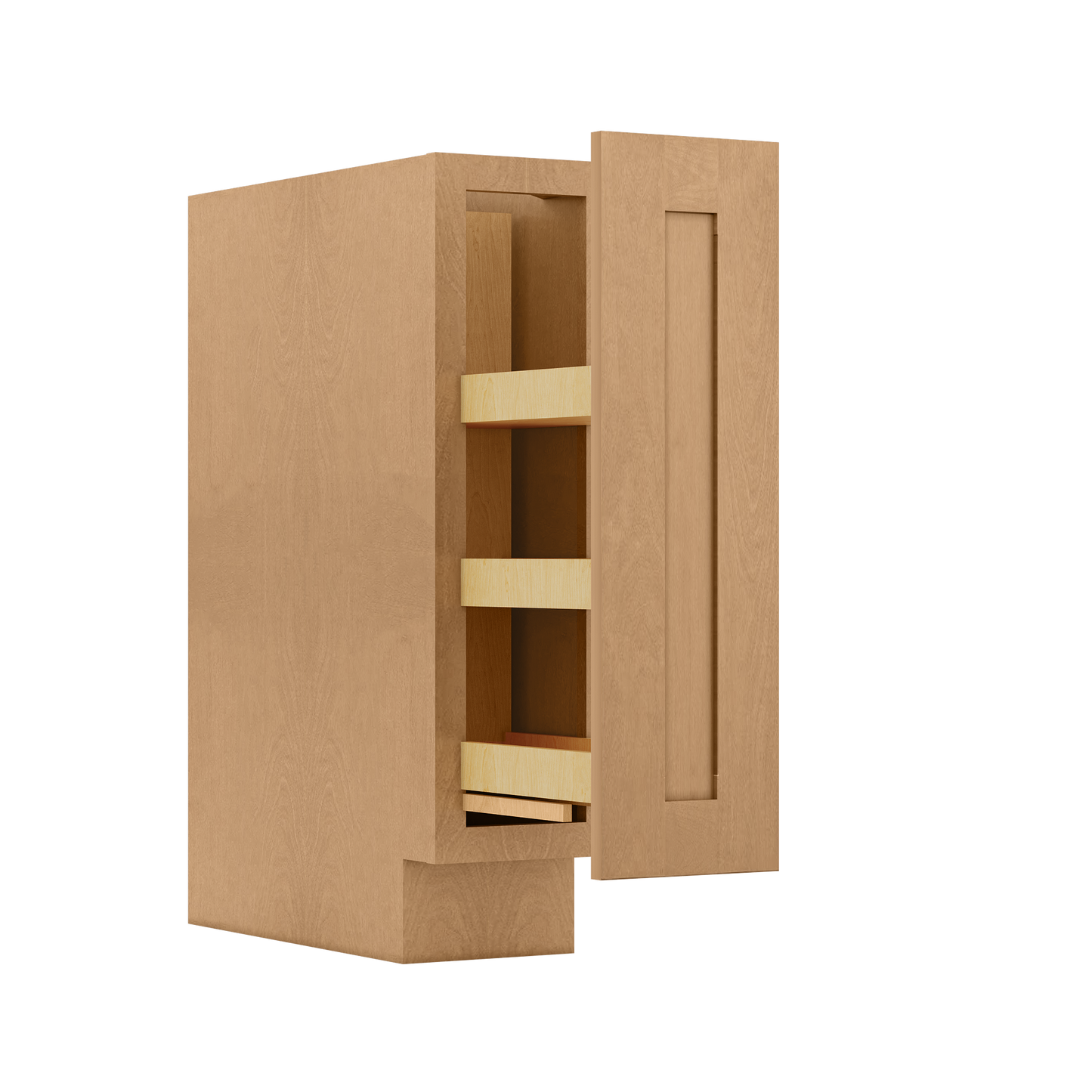 Base Kitchen Cabinet B09 Shaker Toffee 9 in. width 34.5 in. height 24 in. depth