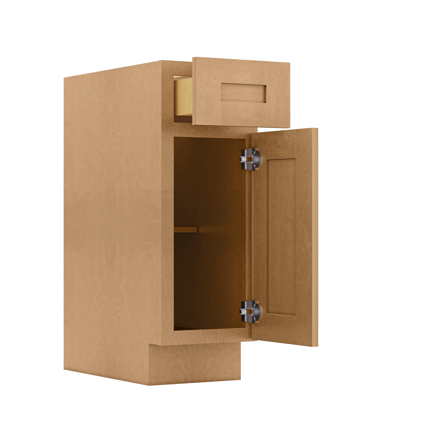 Base Kitchen Cabinet B12 Shaker Toffee 12 in. width 34.5 in. height 24 in. depth