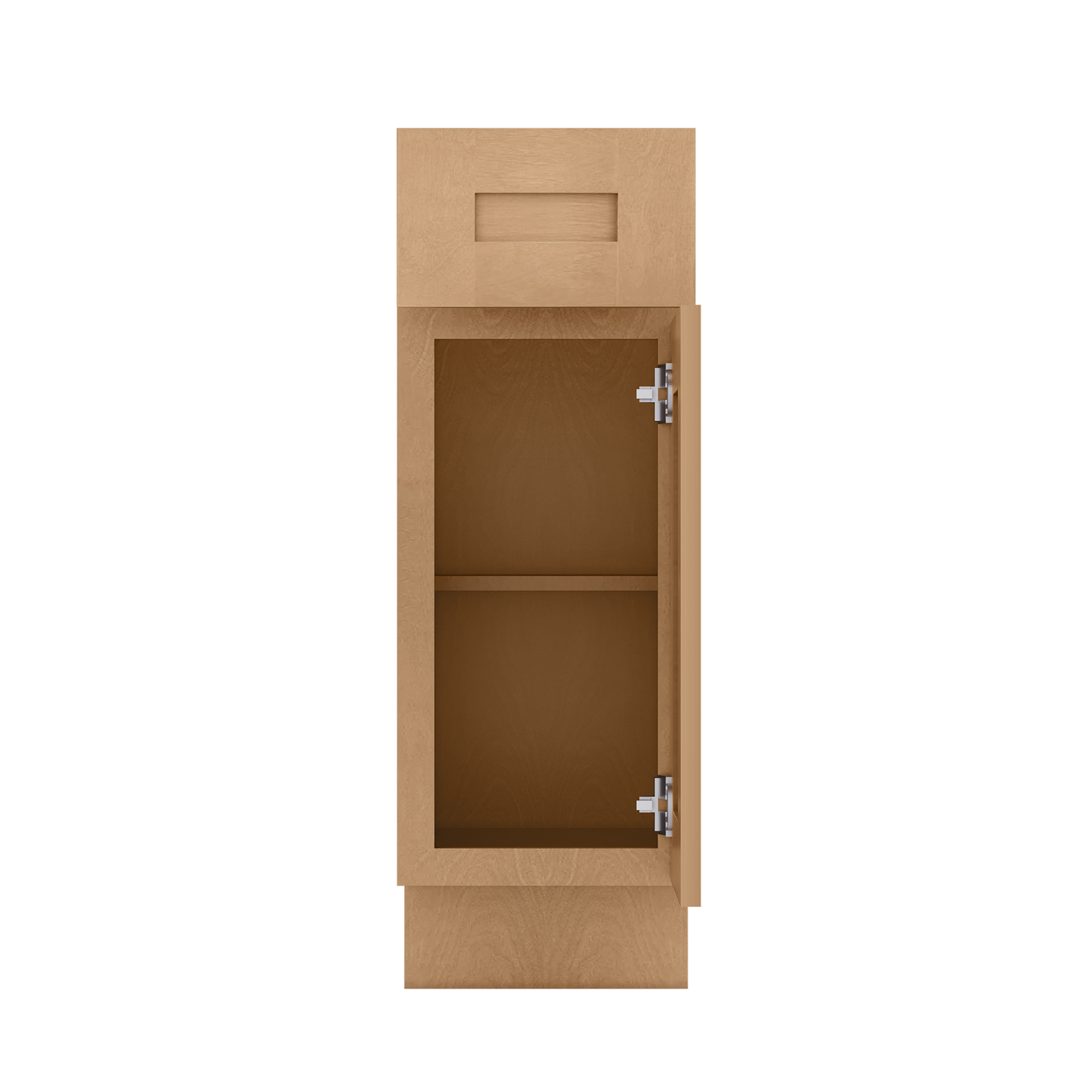 Base Kitchen Cabinet B12 Shaker Toffee 12 in. width 34.5 in. height 24 in. depth