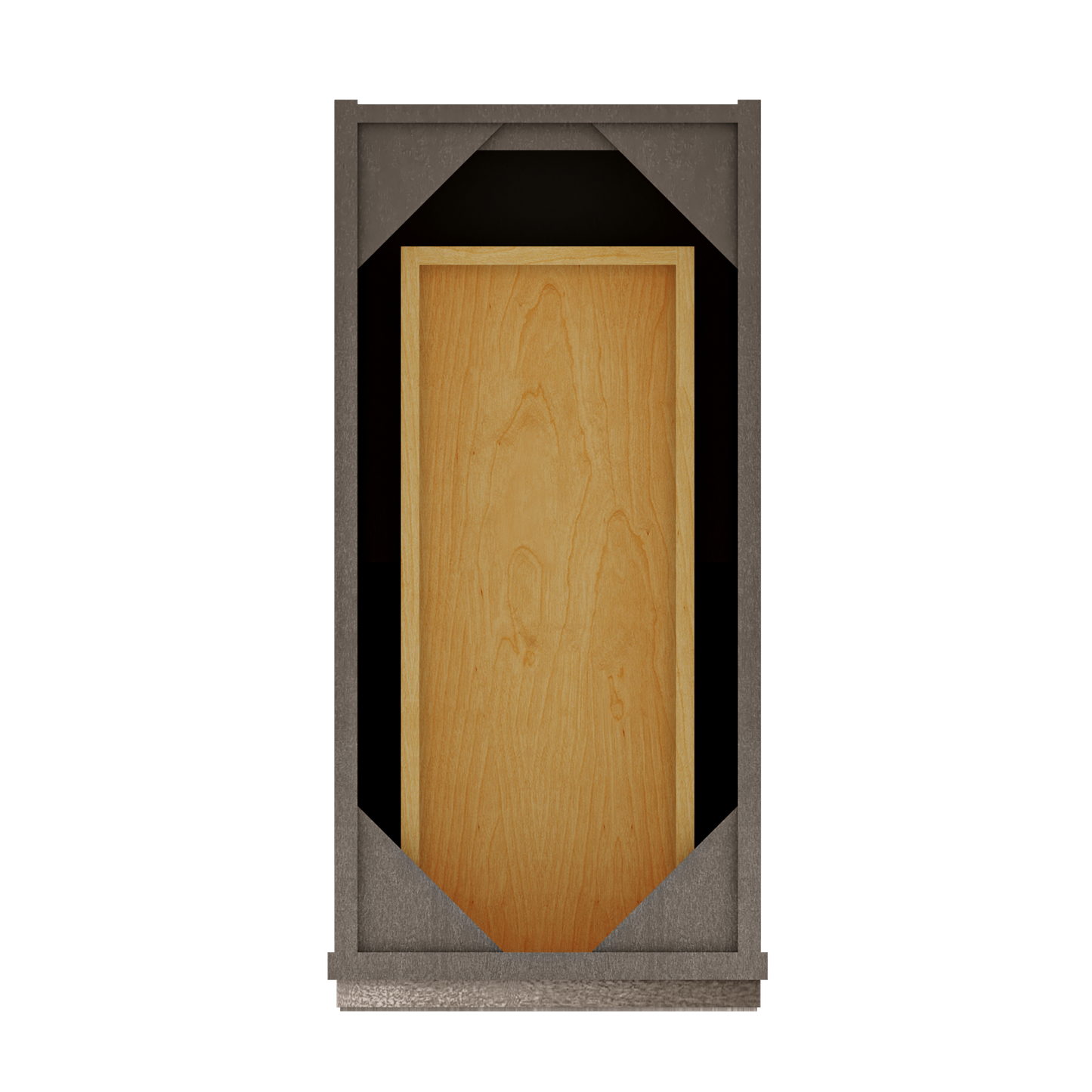 Base Kitchen Cabinet B12 Milan Slate 12 in. width 34.5 in. height 24 in. depth