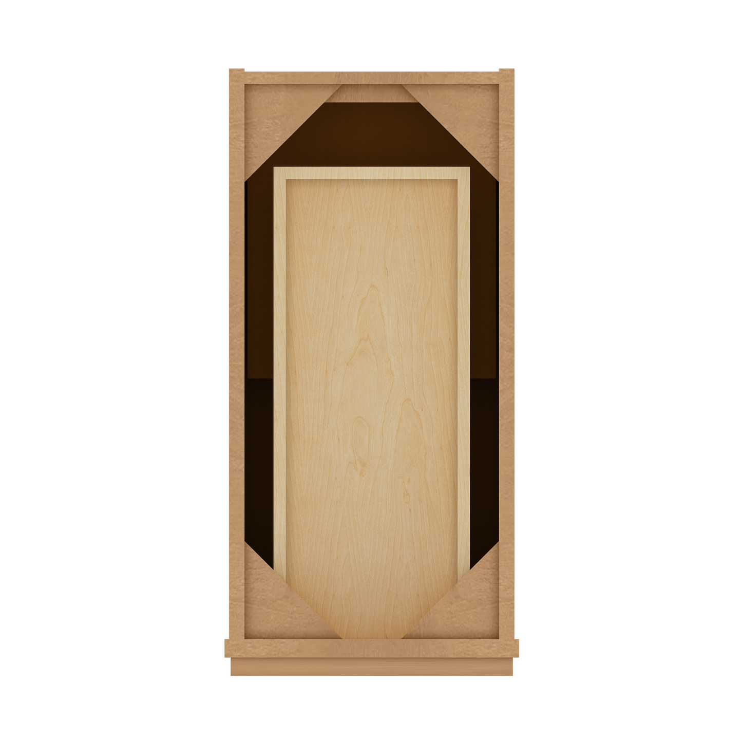 Base Kitchen Cabinet B12 Shaker Toffee 12 in. width 34.5 in. height 24 in. depth