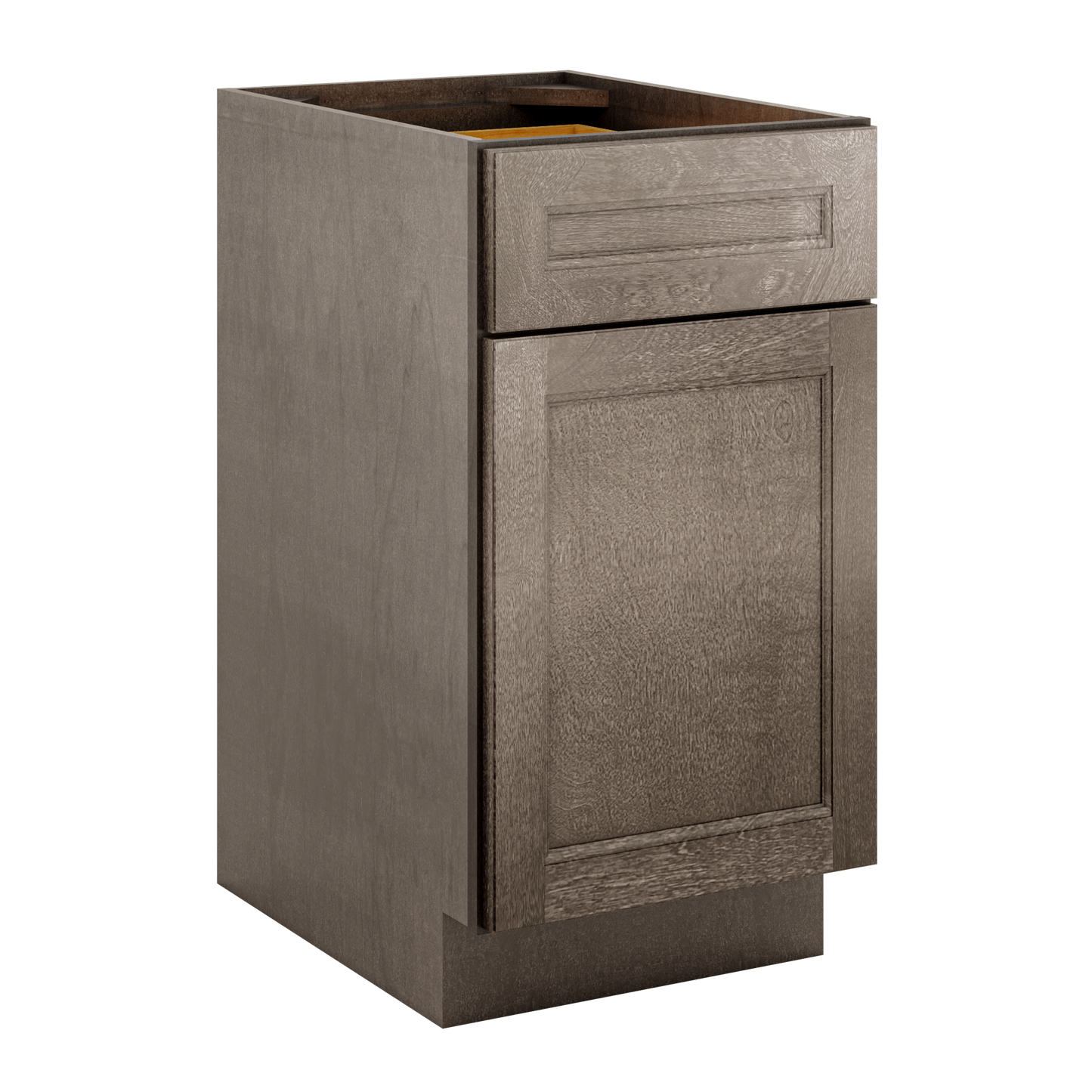 Base Single Door One Drawer 18" Wide Milan Slate Cabinet