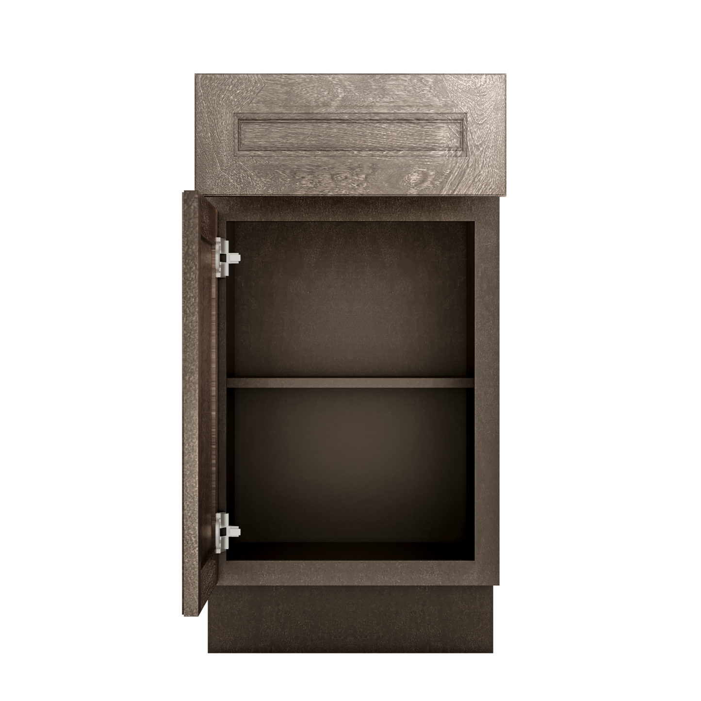 Base Single Door One Drawer 18" Wide Milan Slate Cabinet