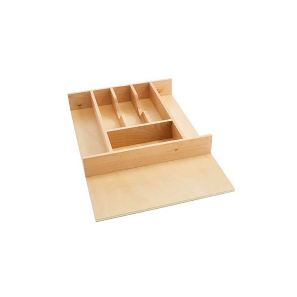 Wolf Classic Dartmouth 5-Piece Hazelnut Stain Drawer - Wood Cutlery Insert Kit