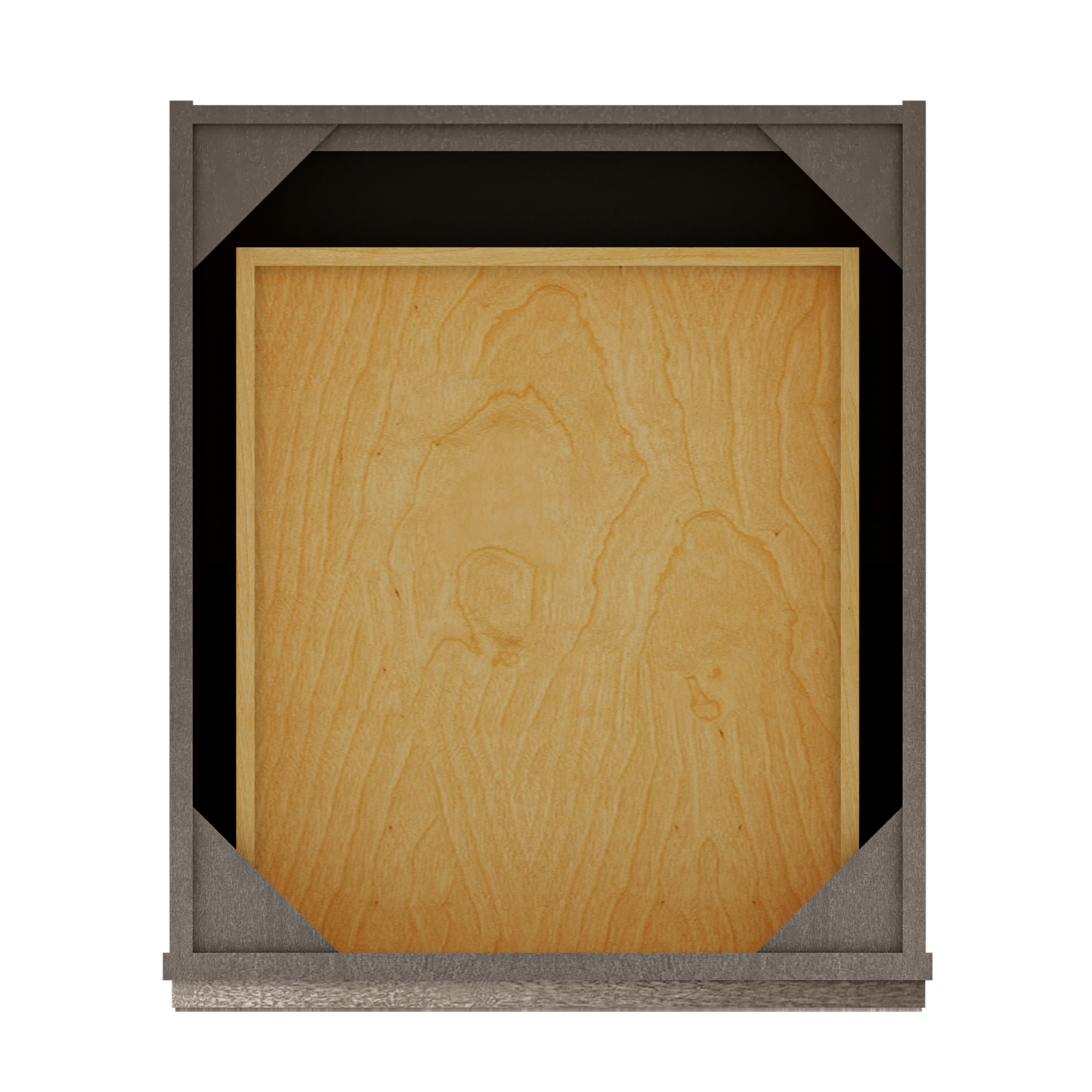 Base Kitchen Cabinet B21 Milan Slate 21 in. width 34.5 in. height 24 in. depth