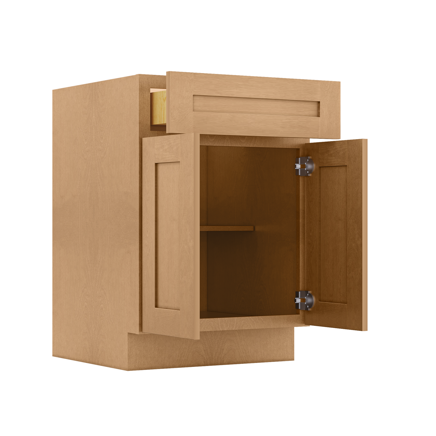 Base Kitchen Cabinet B24 Shaker Toffee 24 in. width 34.5 in. height 24 in. depth