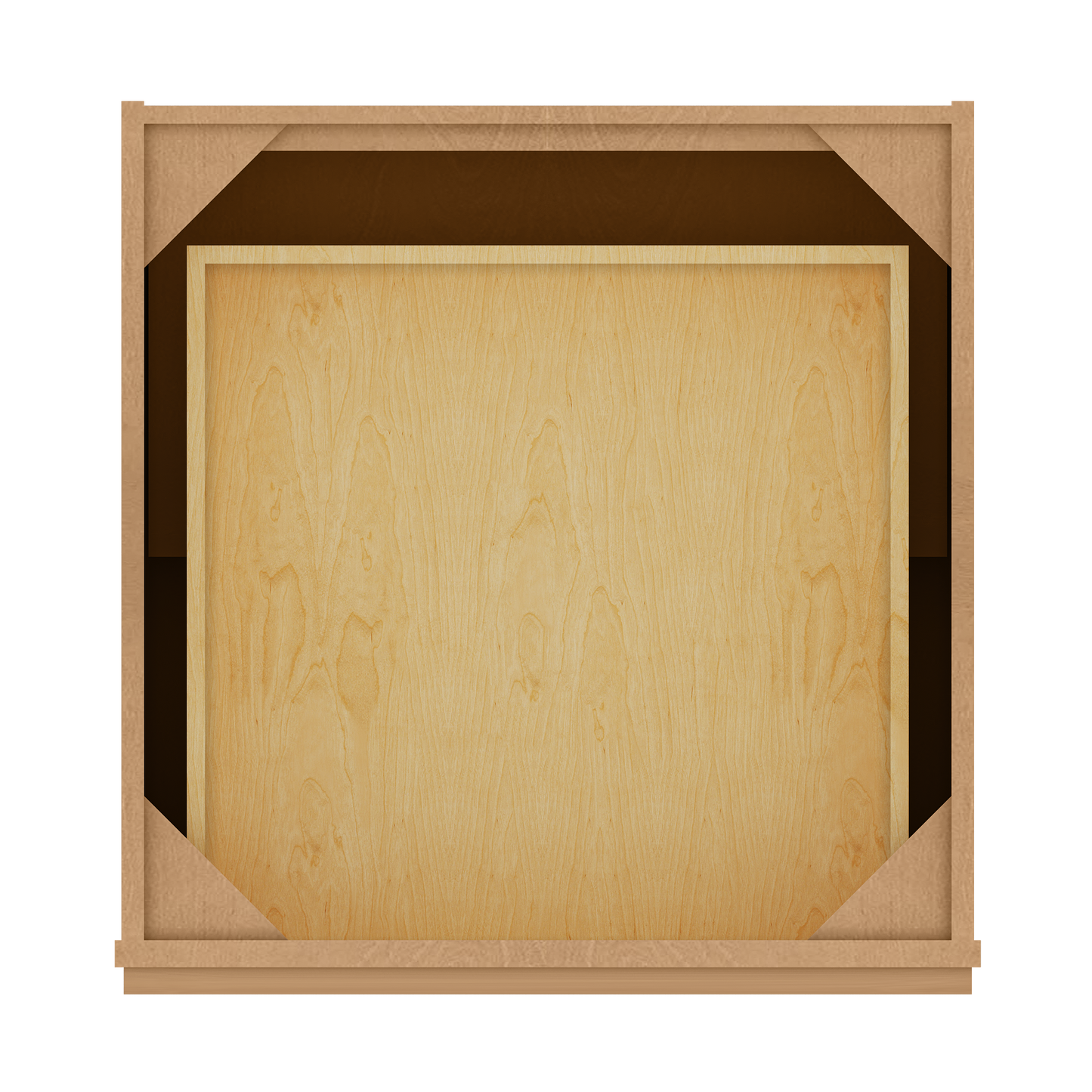 Base Kitchen Cabinet B24 Shaker Toffee 24 in. width 34.5 in. height 24 in. depth