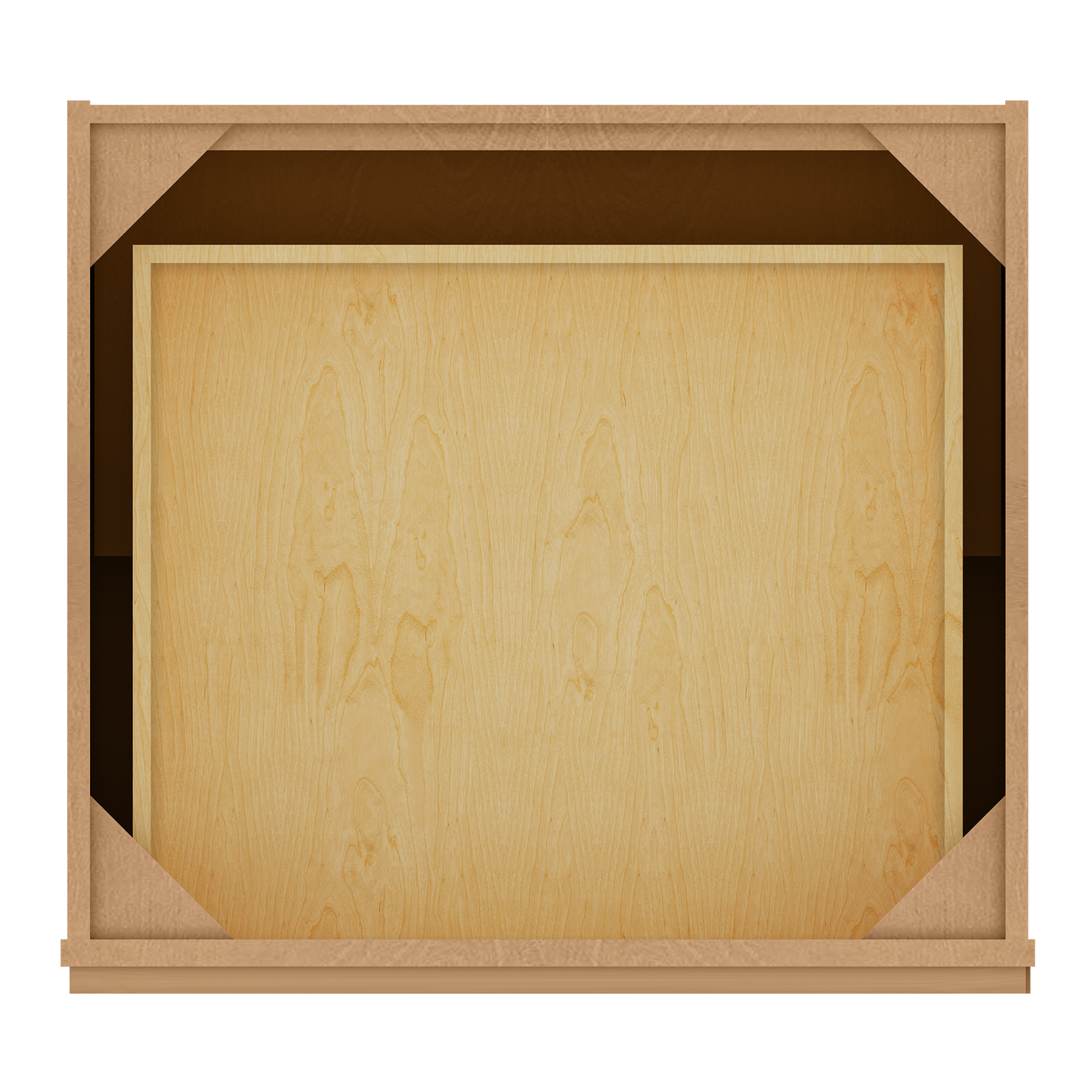 Base Kitchen Cabinet B27 Shaker Toffee 27 in. width 34.5 in. height 24 in. depth