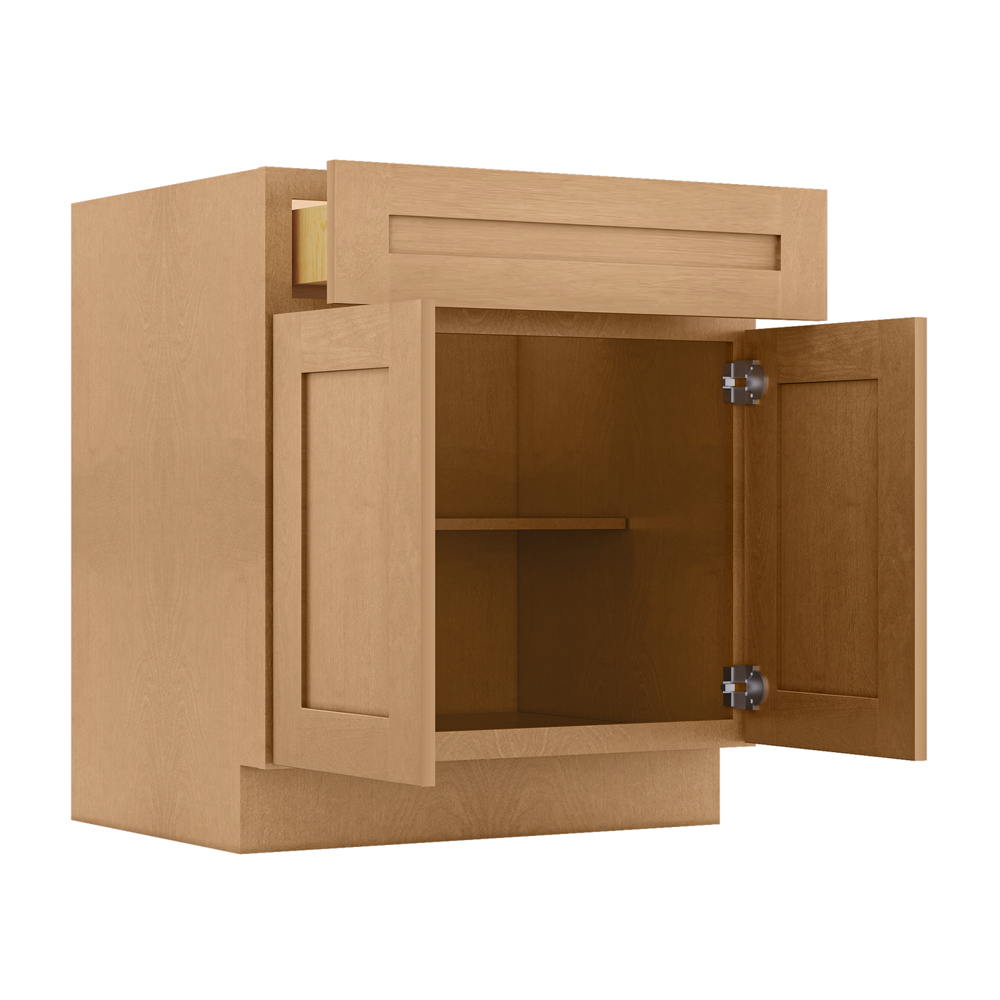 Base Kitchen Cabinet B30 Shaker Toffee 30 in. width 34.5 in. height 24 in. depth