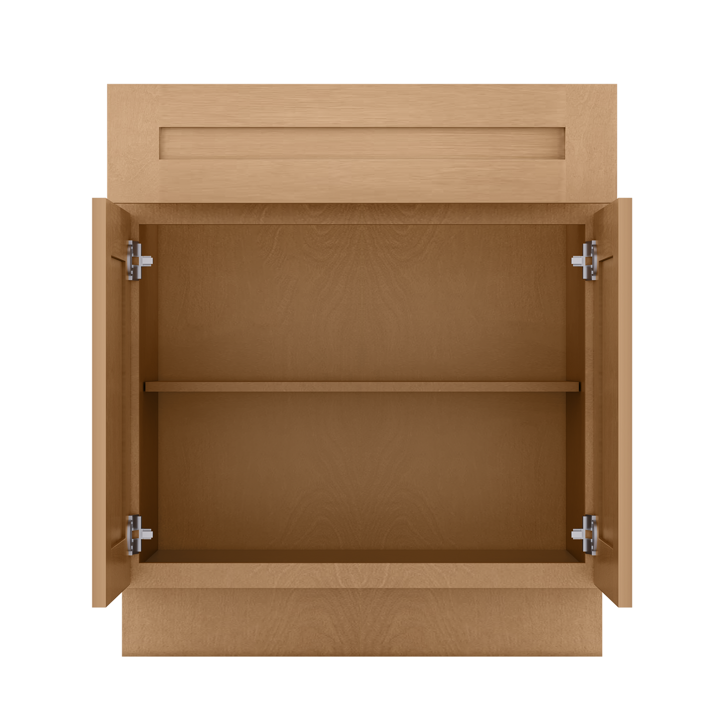 Base Kitchen Cabinet B30 Shaker Toffee 30 in. width 34.5 in. height 24 in. depth