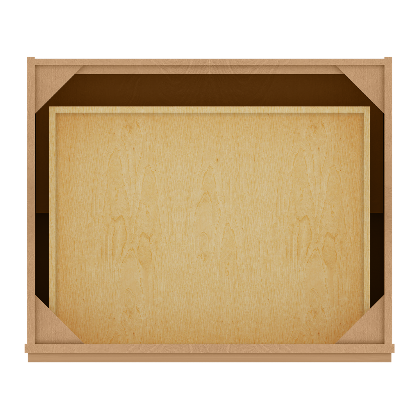 Base Kitchen Cabinet B30 Shaker Toffee 30 in. width 34.5 in. height 24 in. depth
