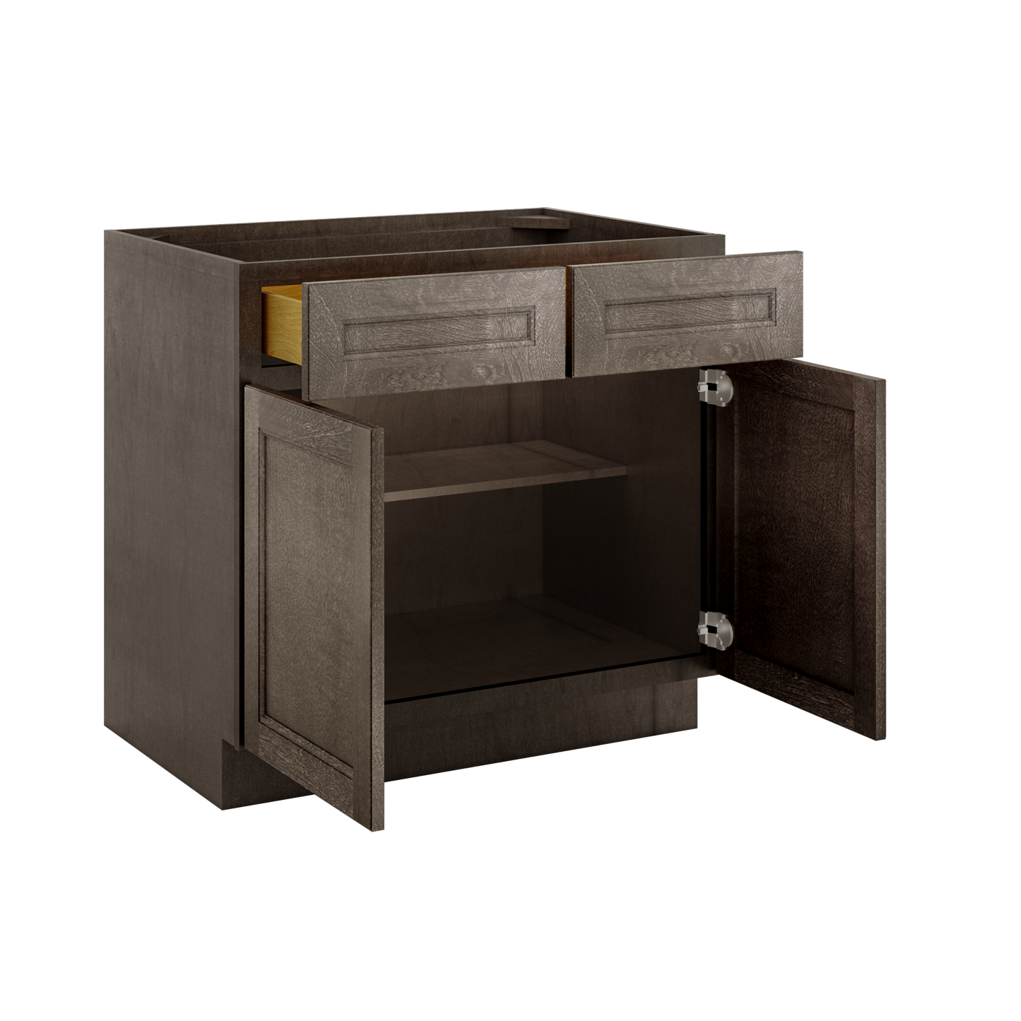 Base Kitchen Cabinet B36 Milan Slate 36 in. width 34.5 in. height 24 in. depth