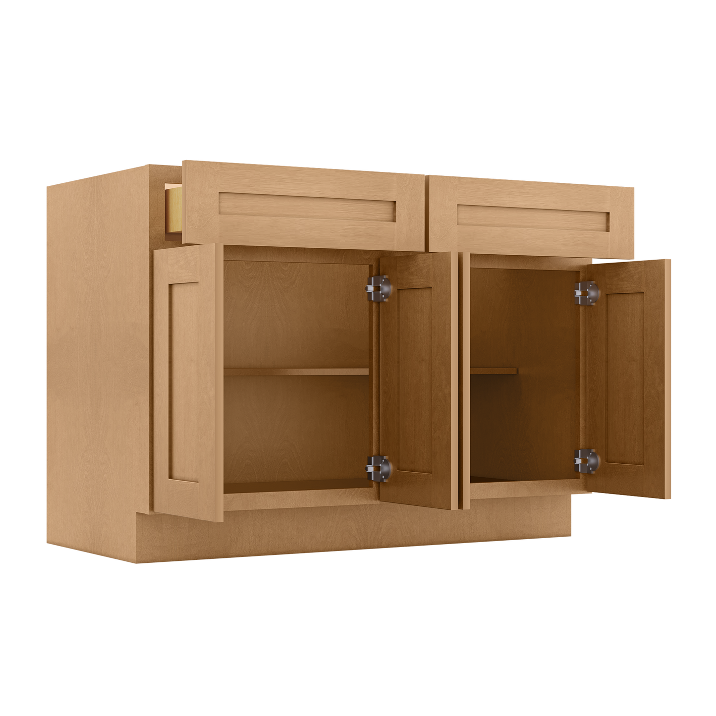 Base Kitchen Cabinet B48 Shaker Toffee 48 in. width 34.5 in. height 24 in. depth