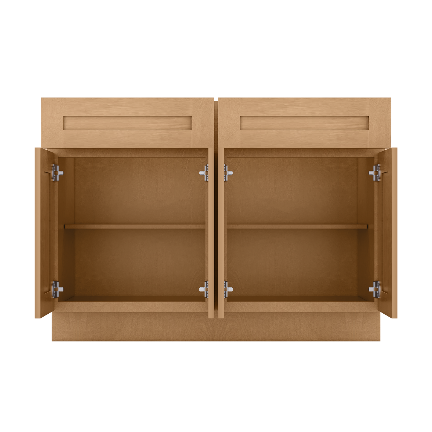 Base Kitchen Cabinet B48 Shaker Toffee 48 in. width 34.5 in. height 24 in. depth