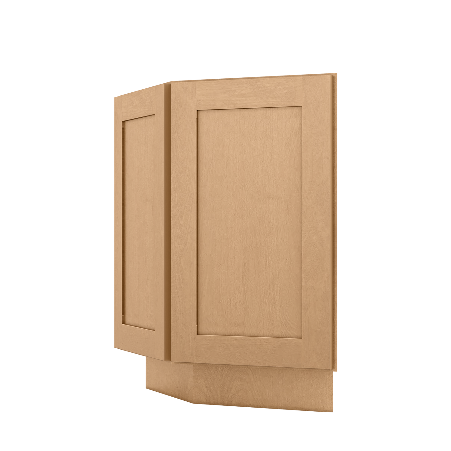 Base End Kitchen Cabinet BECF24 Shaker Toffee 24 in. width 34.5 in. height 24 in. depth