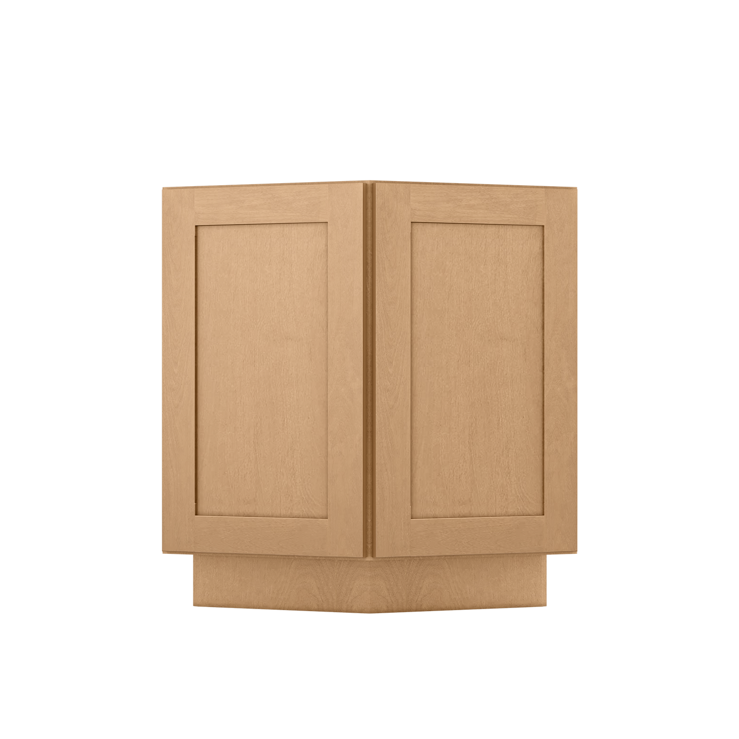 Base End Kitchen Cabinet BECF24 Shaker Toffee 24 in. width 34.5 in. height 24 in. depth