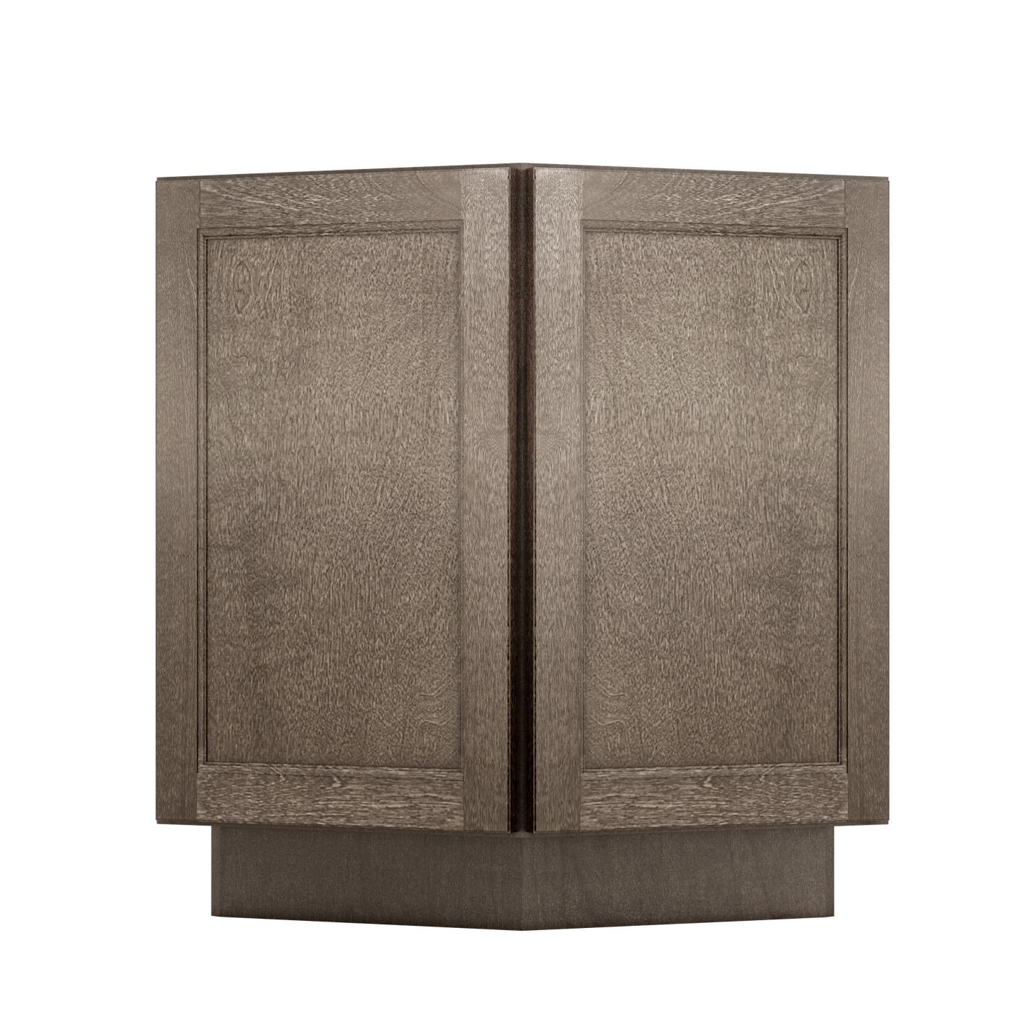 Base End Kitchen Cabinet BECF24 Milan Slate 24 in. width 34.5 in. height 24 in. depth