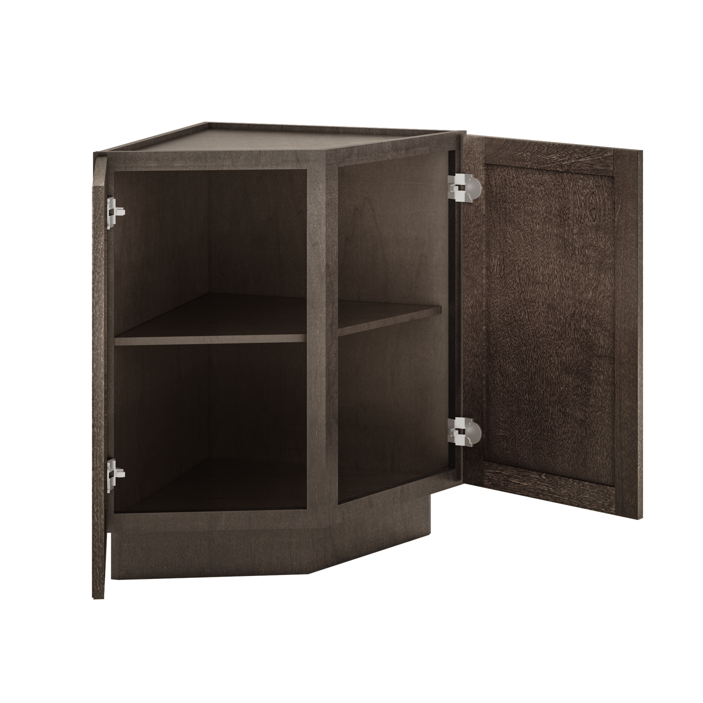 Base End Kitchen Cabinet BECF24 Milan Slate 24 in. width 34.5 in. height 24 in. depth