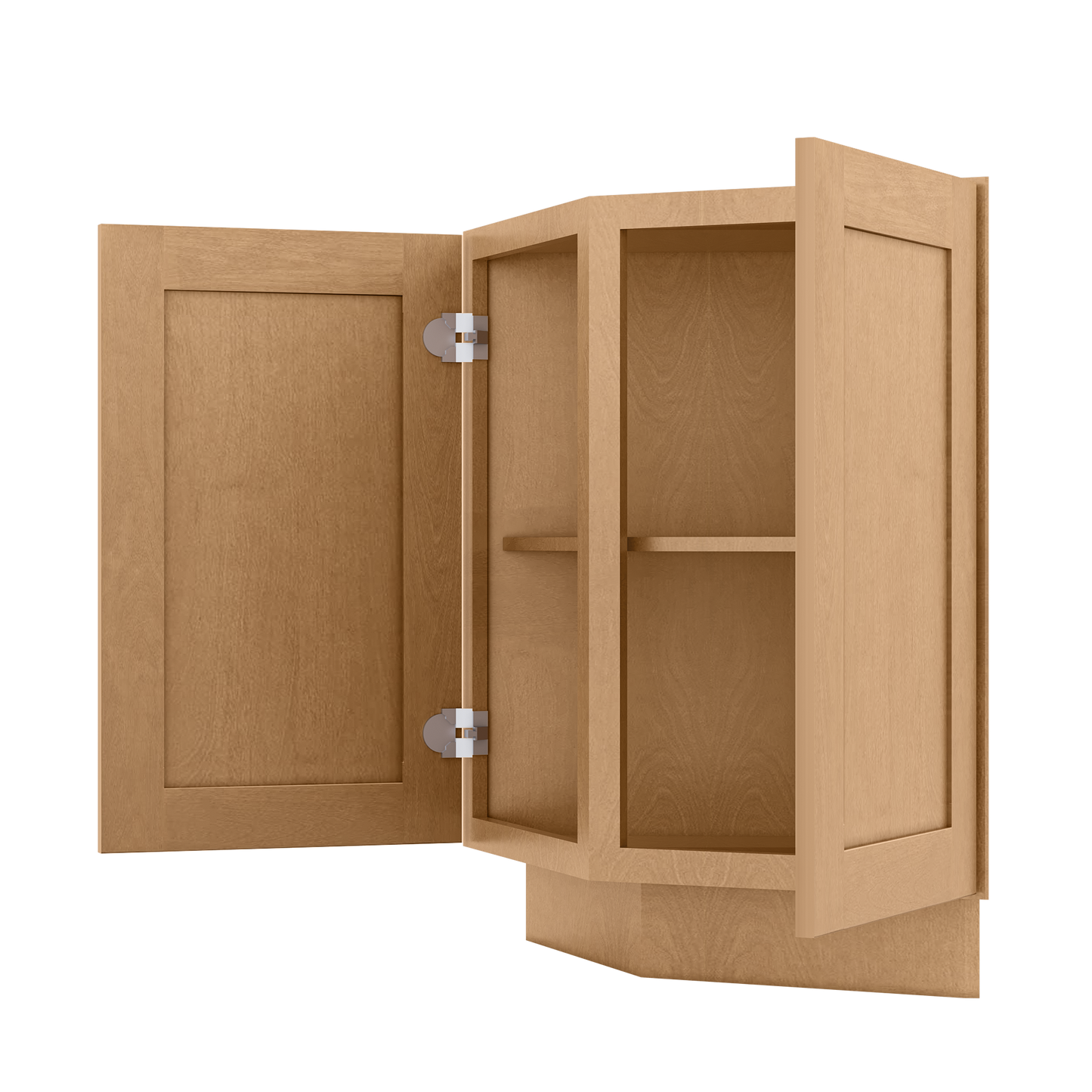 Base End Kitchen Cabinet BECF24 Shaker Toffee 24 in. width 34.5 in. height 24 in. depth