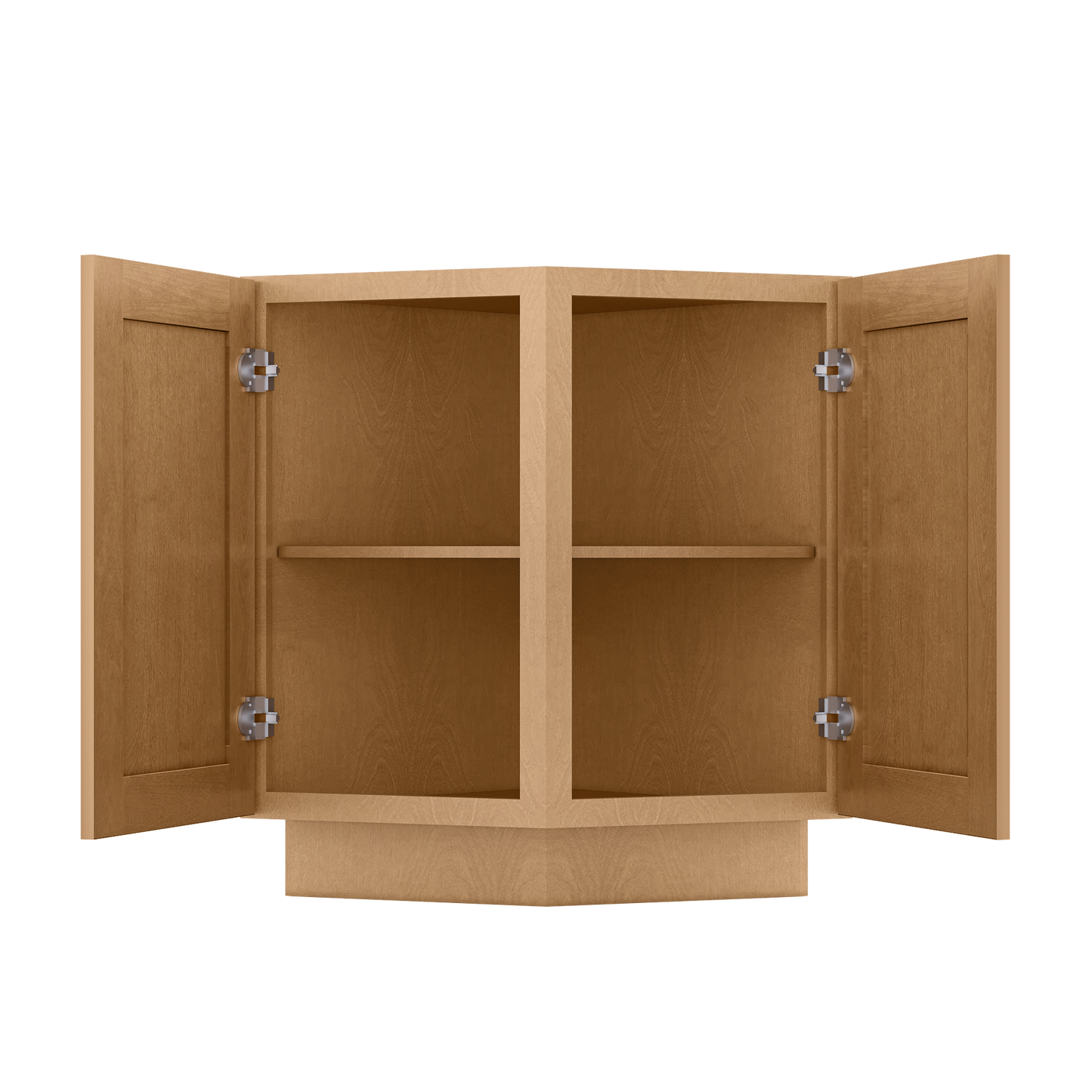 Base End Kitchen Cabinet BECF24 Shaker Toffee 24 in. width 34.5 in. height 24 in. depth