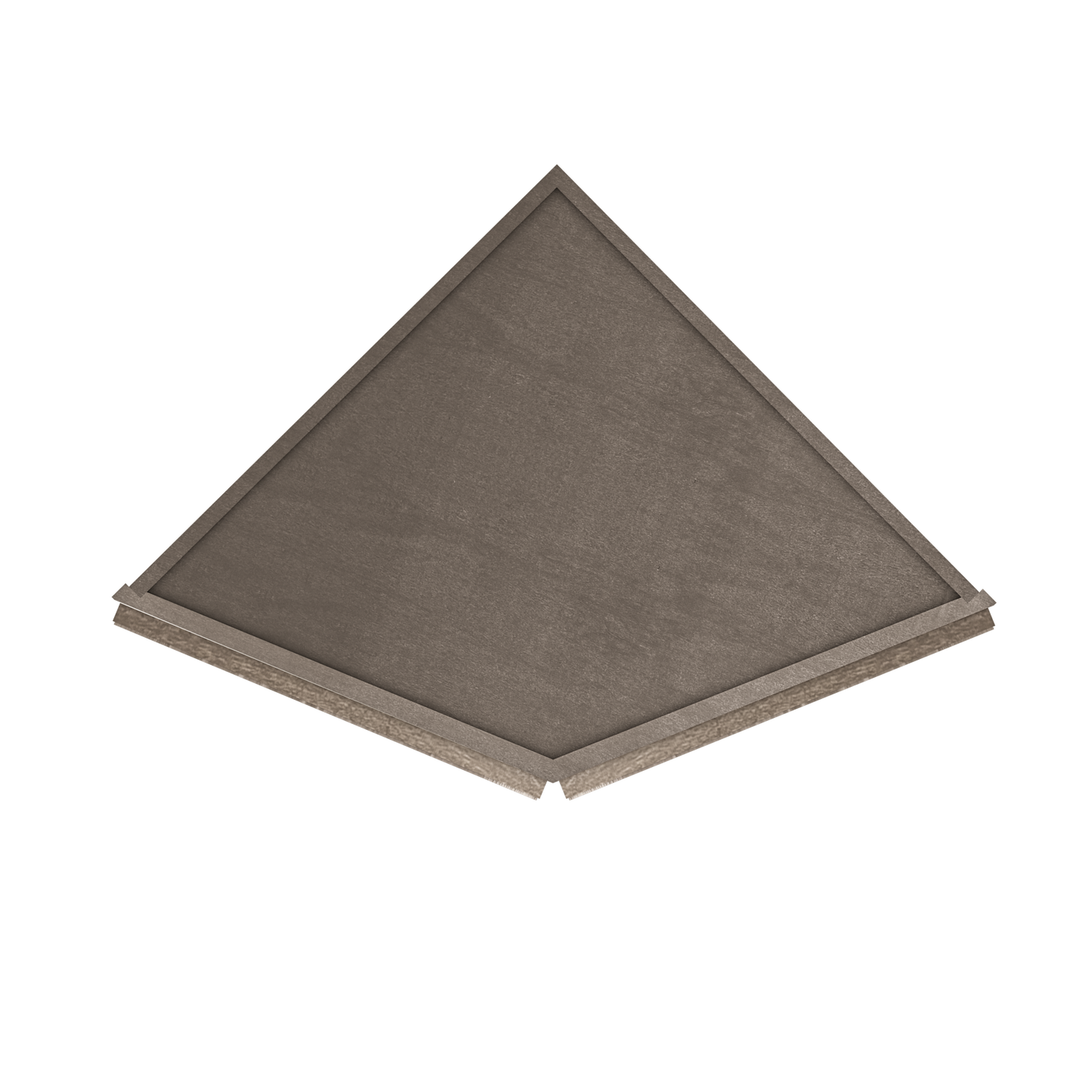 Base End Kitchen Cabinet BECF24 Milan Slate 24 in. width 34.5 in. height 24 in. depth