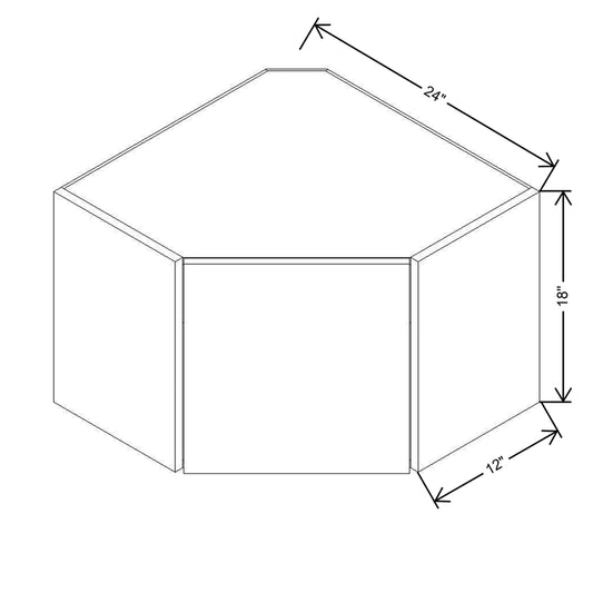 CNC Classic Milano Sand 18" W X 36" H Aluminum Frame Glass Door - Vertical