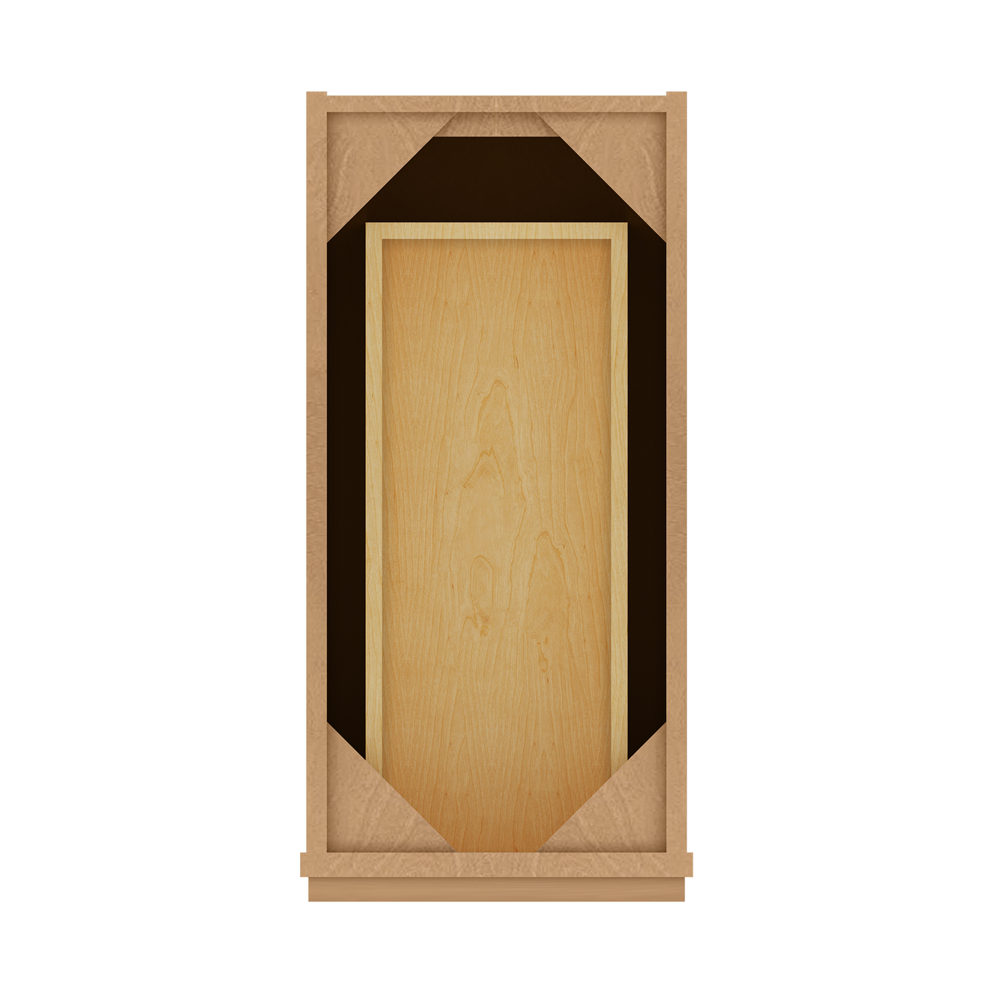 Drawer Base Kitchen Cabinet DB12 Shaker Toffee 12 in. width 34.5 in. height 24 in. depth