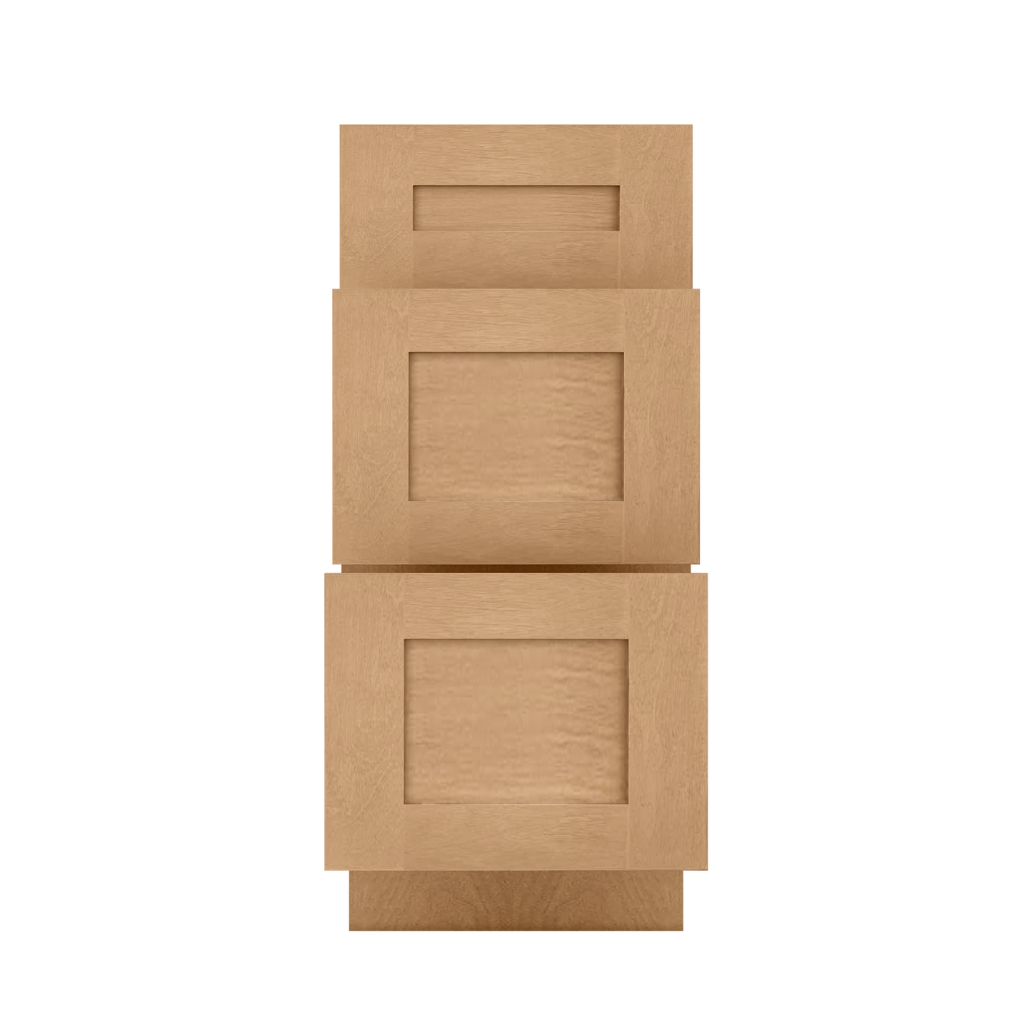Drawer Base Kitchen Cabinet DB15 Shaker Toffee 15 in. width 34.5 in. height 24 in. depth