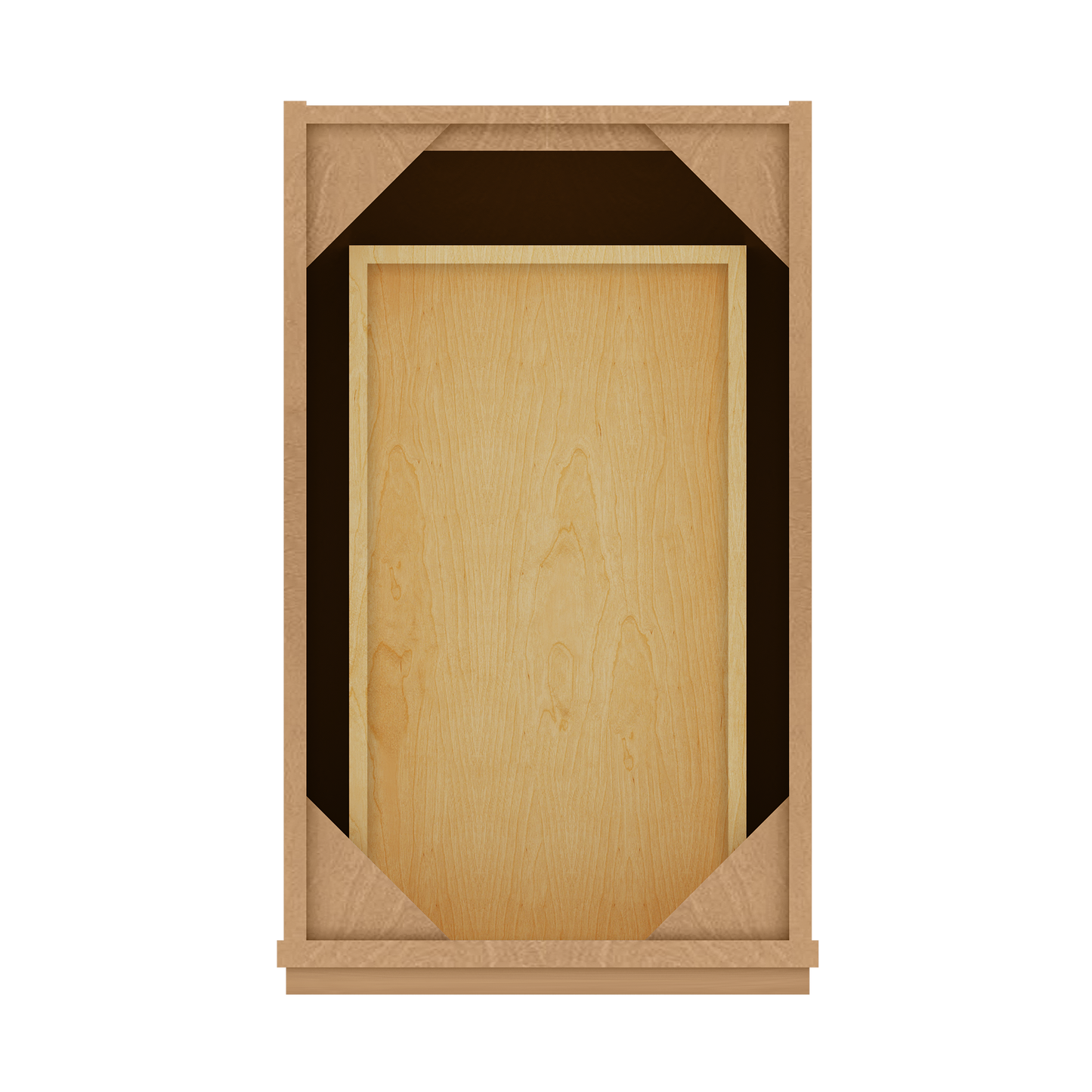 Drawer Base Kitchen Cabinet DB15 Shaker Toffee 15 in. width 34.5 in. height 24 in. depth