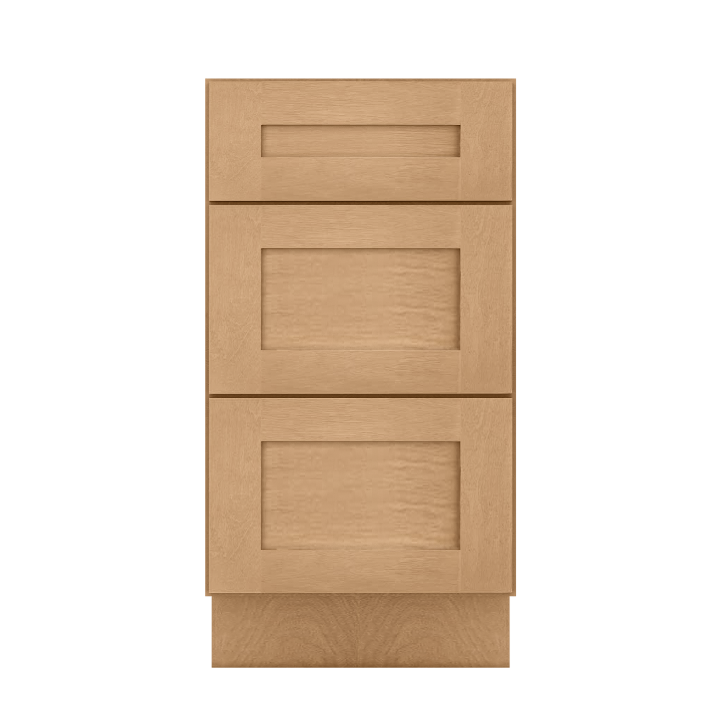 Drawer Base Kitchen Cabinet DB18 Shaker Toffee LessCare 18 in. width 34.5 in. height 24 in. depth