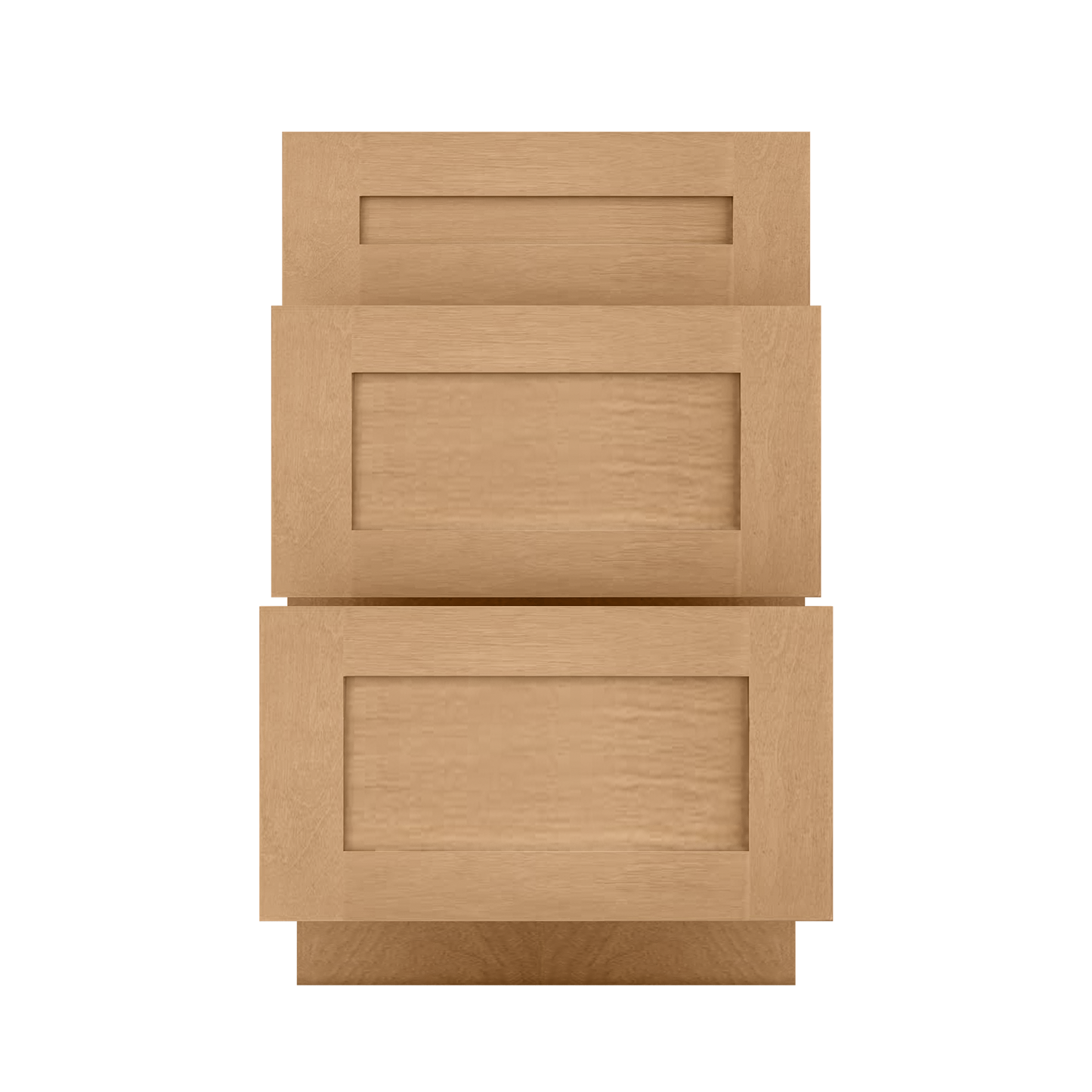 Drawer Base Kitchen Cabinet DB21 Shaker Toffee 21 in. width 34.5 in. height 24 in. depth