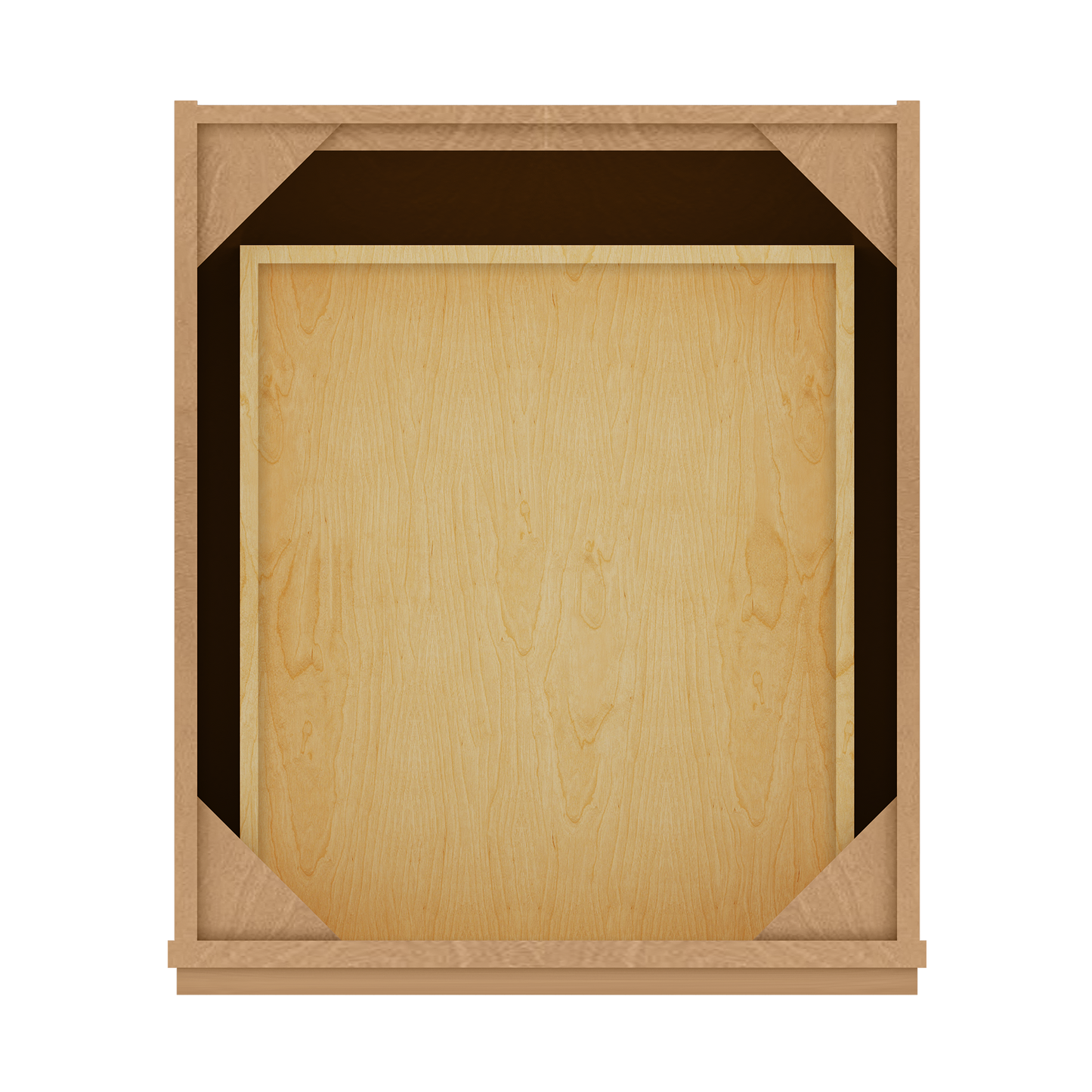 Drawer Base Kitchen Cabinet DB21 Shaker Toffee 21 in. width 34.5 in. height 24 in. depth