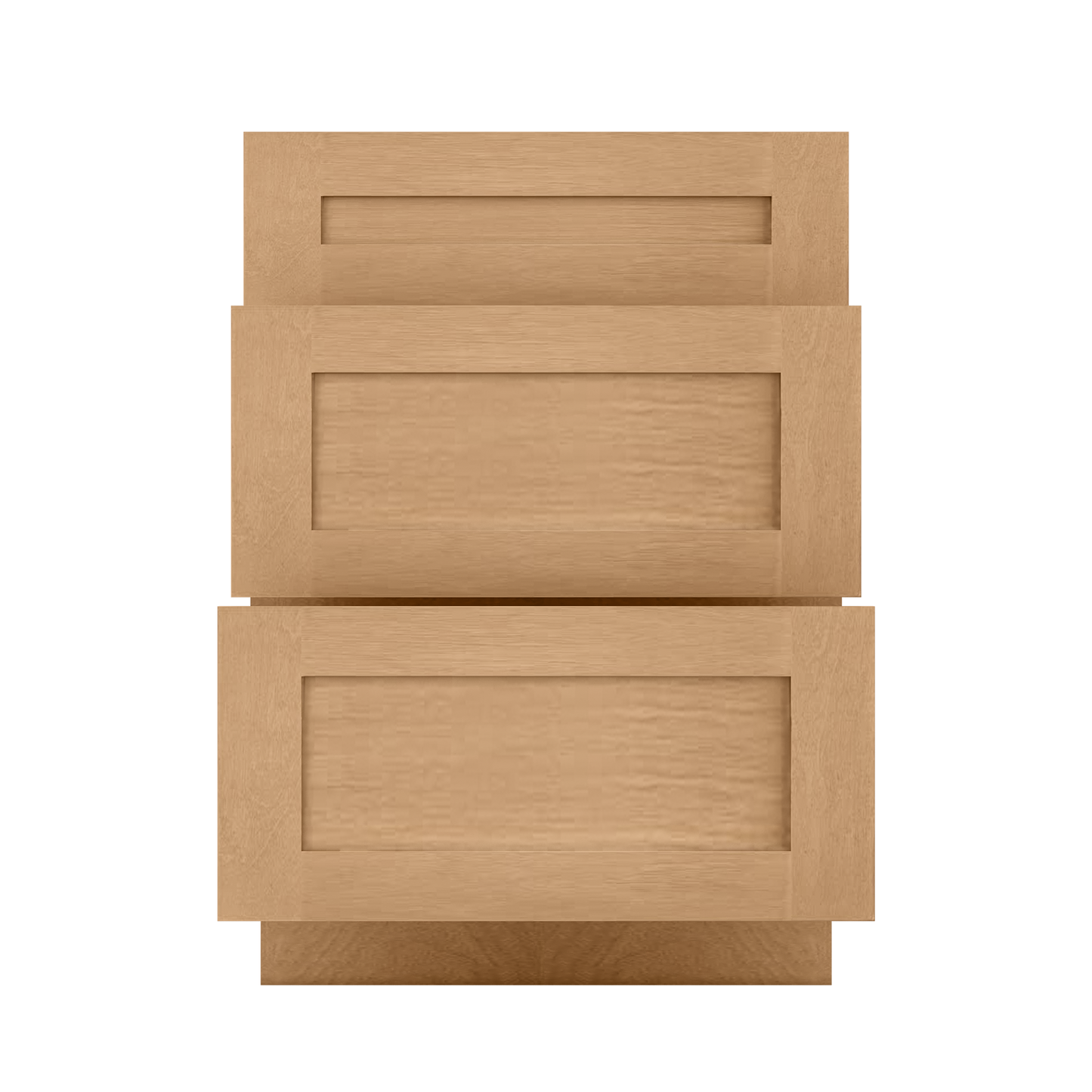 Drawer Base Kitchen Cabinet DB24 Shaker Toffee 24 in. width 34.5 in. height 24 in. depth