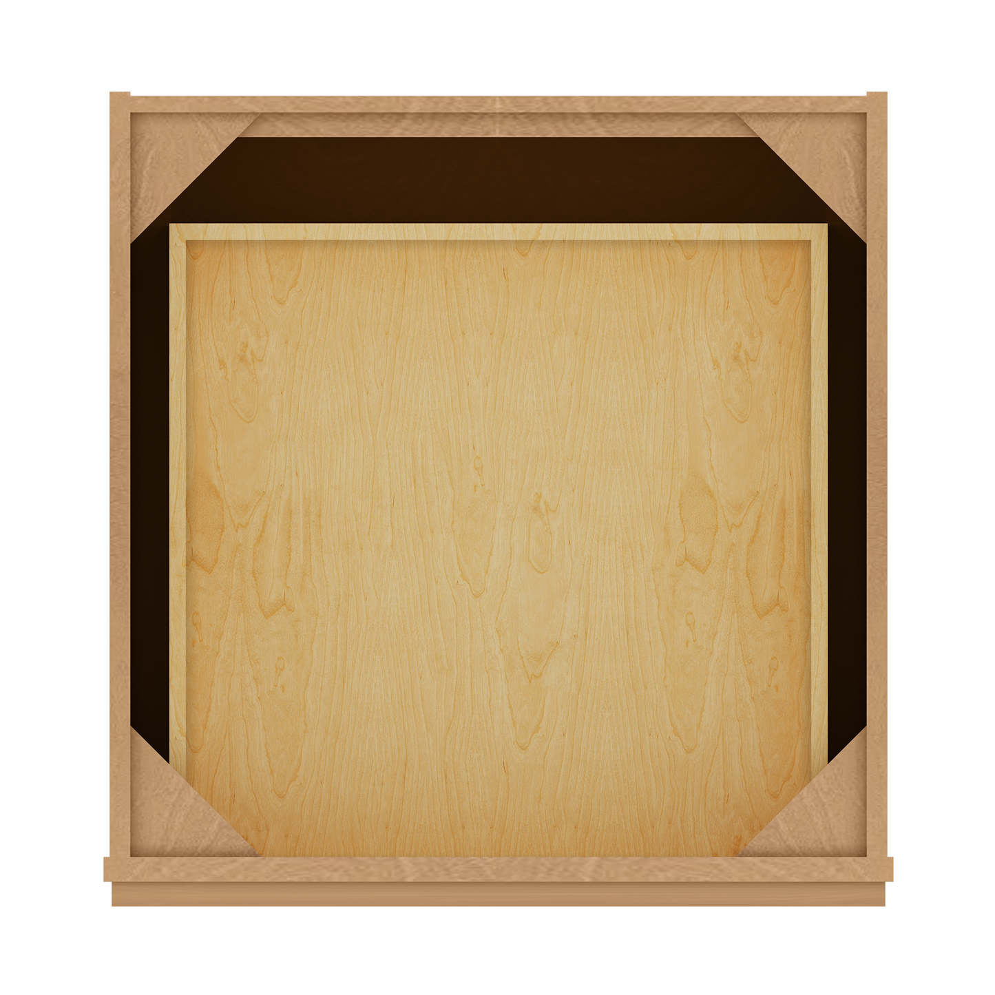 Drawer Base Kitchen Cabinet DB24 Shaker Toffee 24 in. width 34.5 in. height 24 in. depth