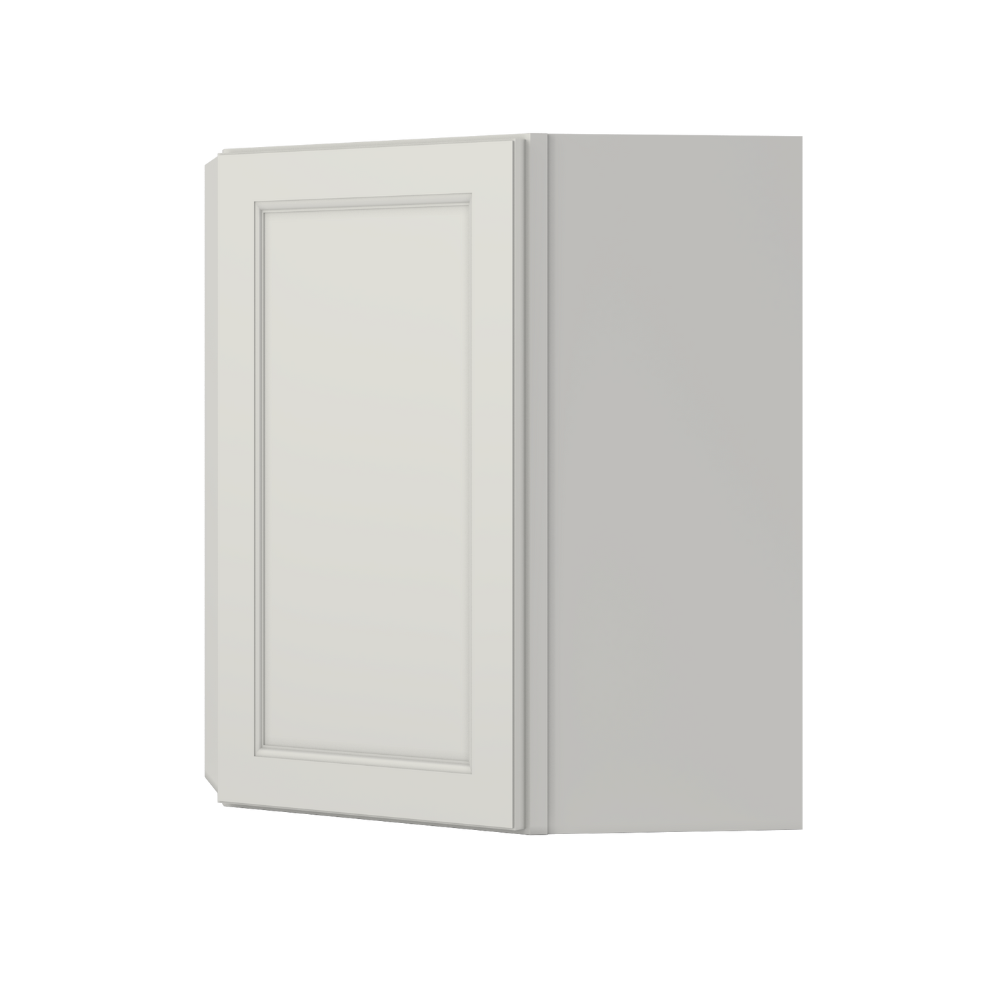 Diagonal Corner Kitchen Cabinet DC2430 Milan Pearl 24 in. width 30 in. height 12 in. depth