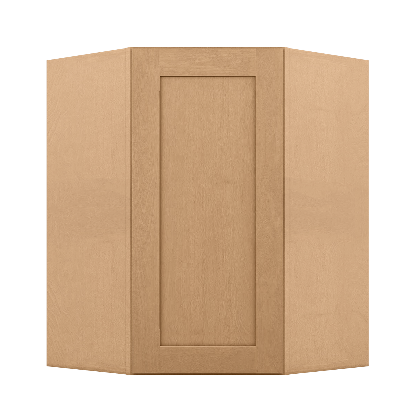 Diagonal Corner Kitchen Cabinet DC2736 Shaker Toffee 27 in. width 36 in. height 15 in. depth