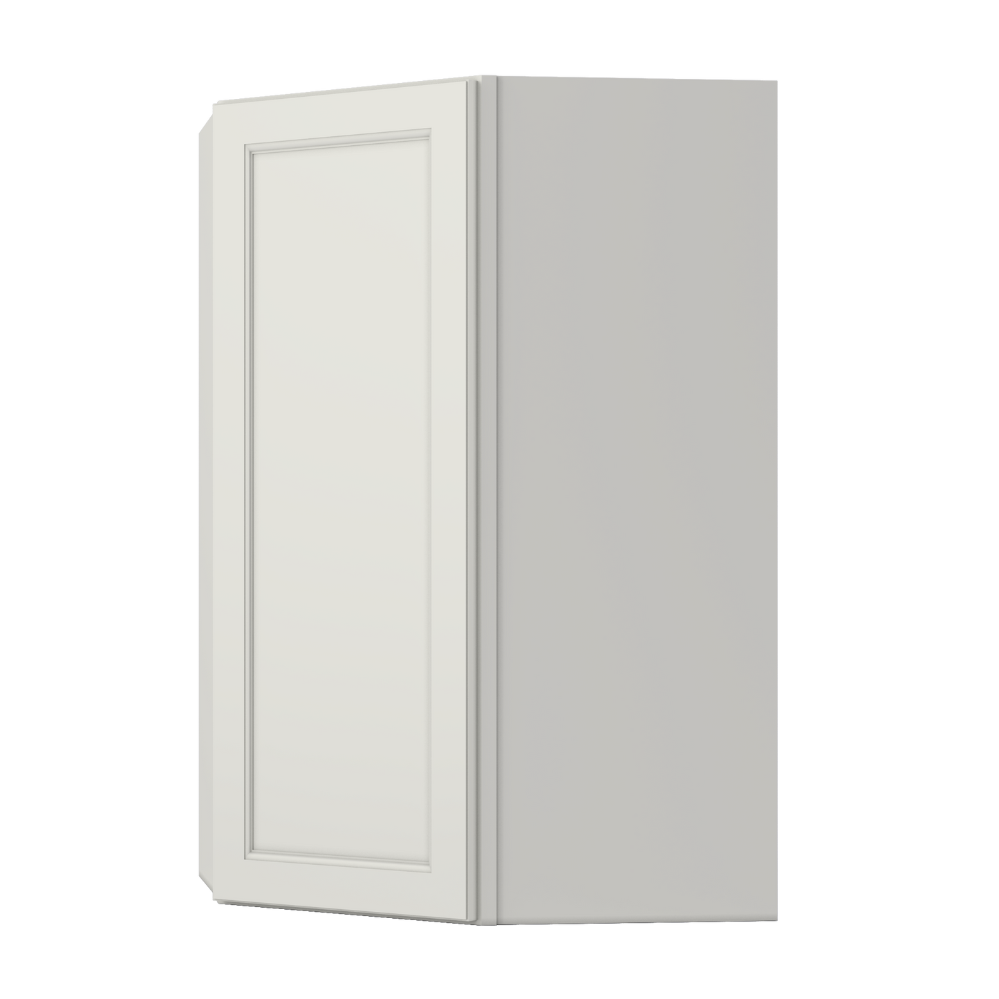 Diagonal Corner Kitchen Cabinet DC2742 Milan Pearl 27 in. width 42 in. height 15 in. depth