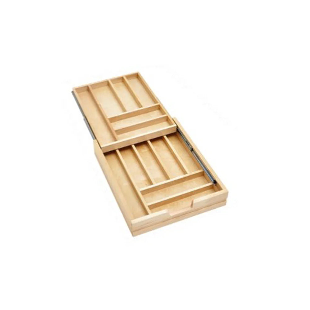 Fabuwood Allure Luna Desert Oak 18" W 2 Tier Cutlery Drawer