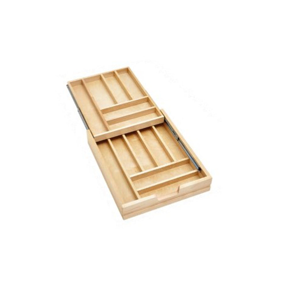 Fabuwood Allure Onyx Horizon 18" Width 2 Tier Cutlery Drawer