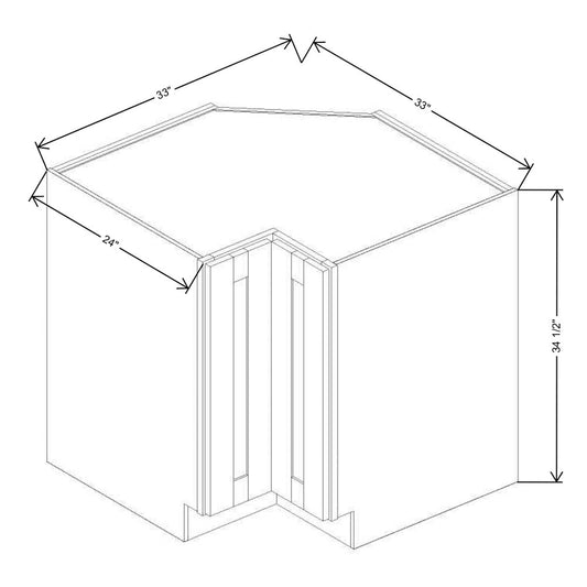 Fabuwood Allure Galaxy Dove 33"W Easy Reach