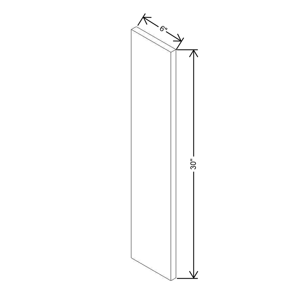 CNC Classic Broadway Silver 6" W X 30" H Fillers