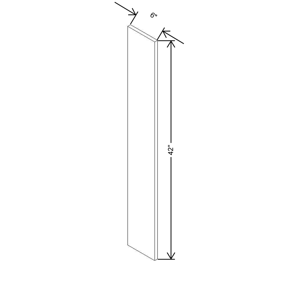 CNC Classic Milano Seaside 6" W X 42" H Fillers