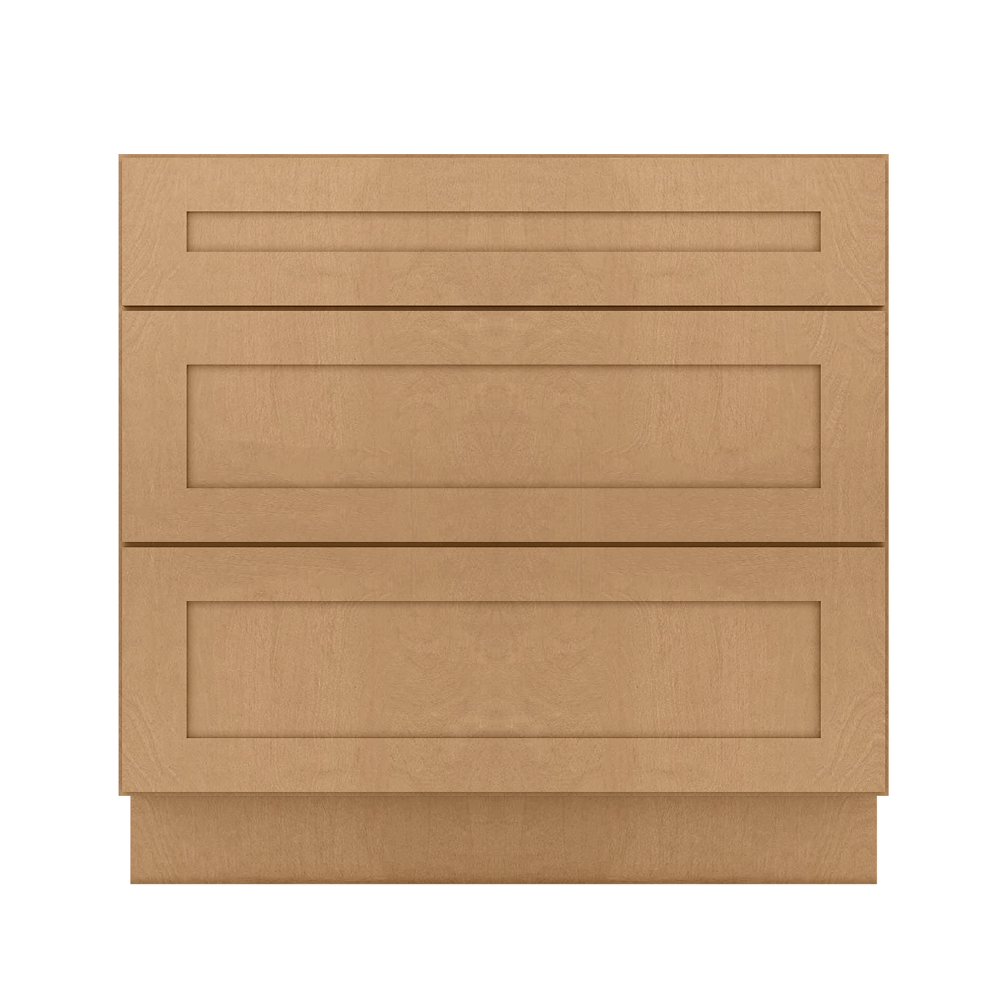 Linen Range Base Kitchen Cabinet LRB36 Shaker Toffee 36 in. width 34.5 in. height 24 in. depth