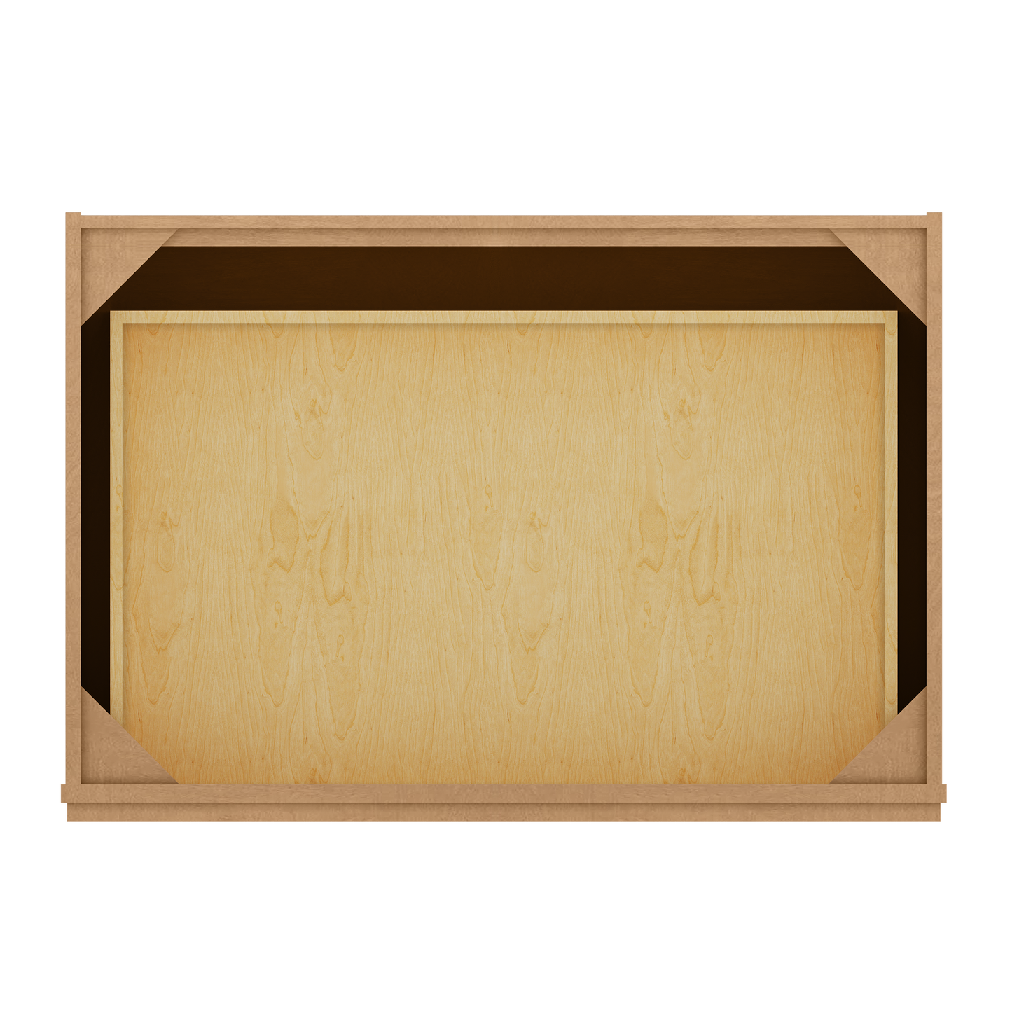Linen Range Base Kitchen Cabinet LRB36 Shaker Toffee 36 in. width 34.5 in. height 24 in. depth