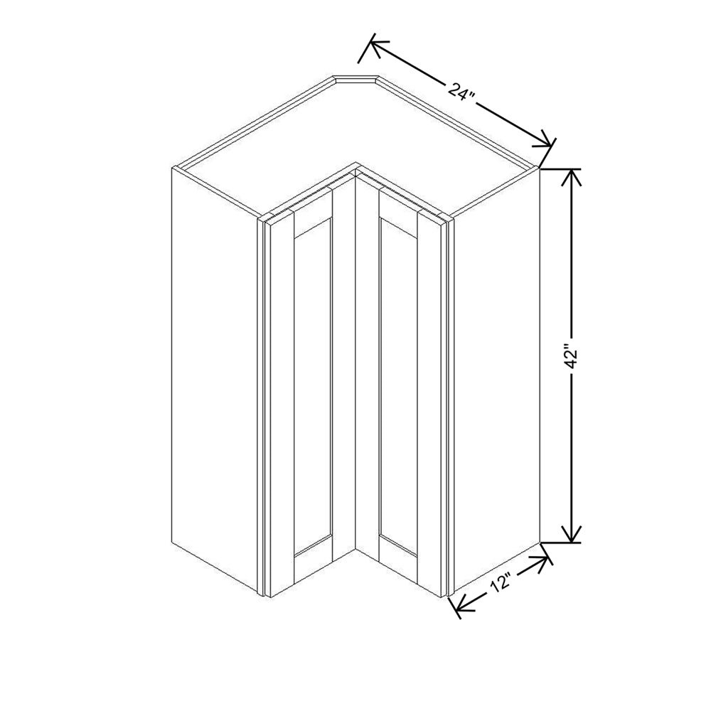 Modernform Cabinet Slim Dove White 24" W X 42" H X 12" D Wall Easy Reach Cabinet