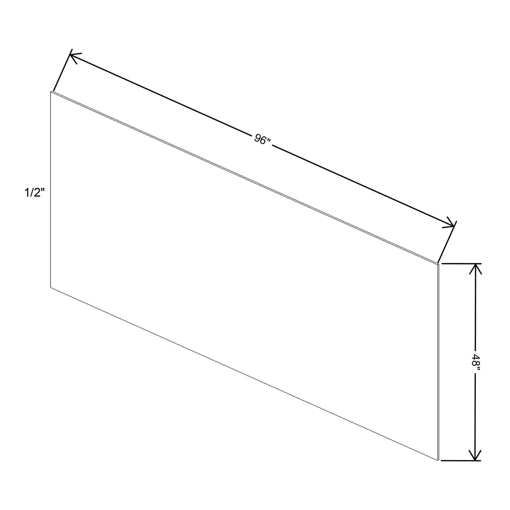 Fabuwood Allure Galaxy Desert Oak 48" W X 96" H X 1/2" D Plywood