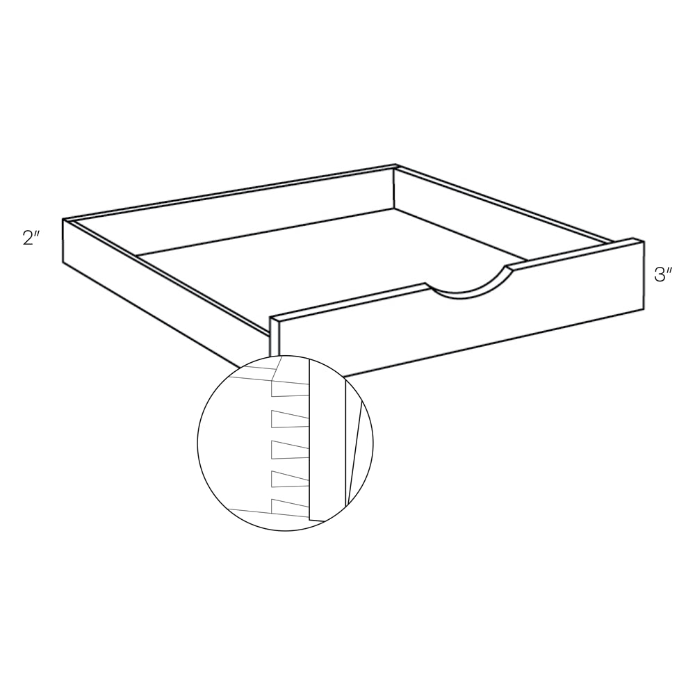 CNC Classic Milano Snow 21" W Pull Out Shelf