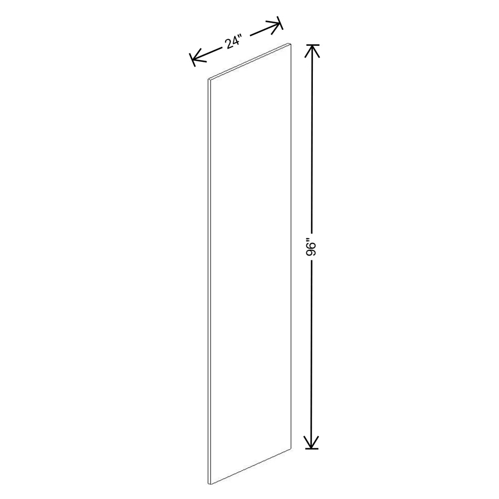 Fabuwood Allure Galaxy Desert Oak 3/4" W X 96" H X 24" D End Panel