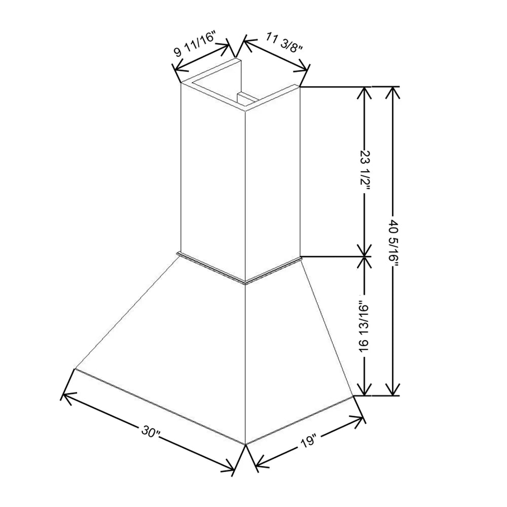 Fabuwood Allure Galaxy Desert Oak 30" W X 40 5/16" H X 19" D Timber Euro Hood