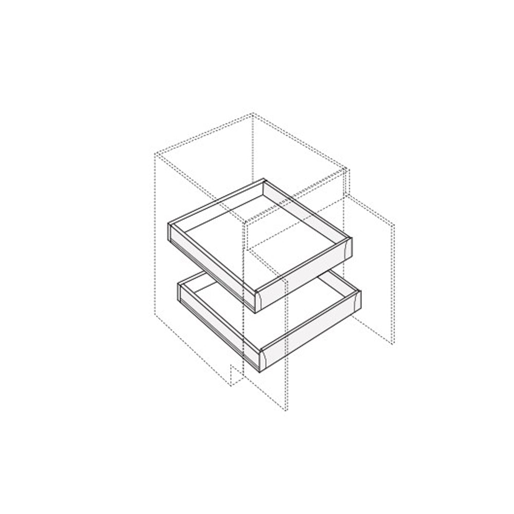 Fabuwood Illume Catalina Bianco Gloss 2, Roll Out